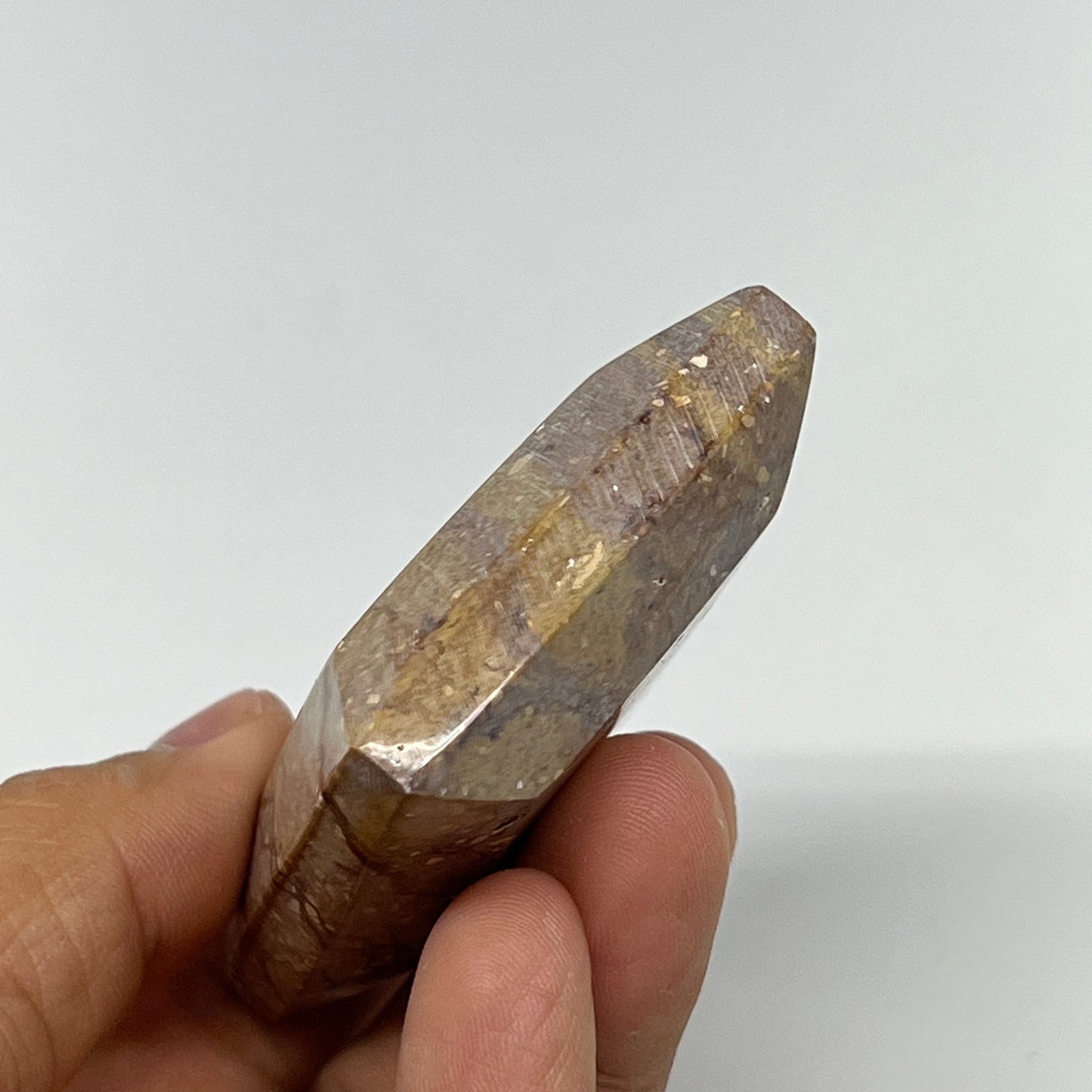 106.1g, 2.3"x1.9"x0.7" Picture Jasper Rectangular Gemstone Home Decor, B20181