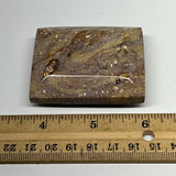 106.1g, 2.3"x1.9"x0.7" Picture Jasper Rectangular Gemstone Home Decor, B20181