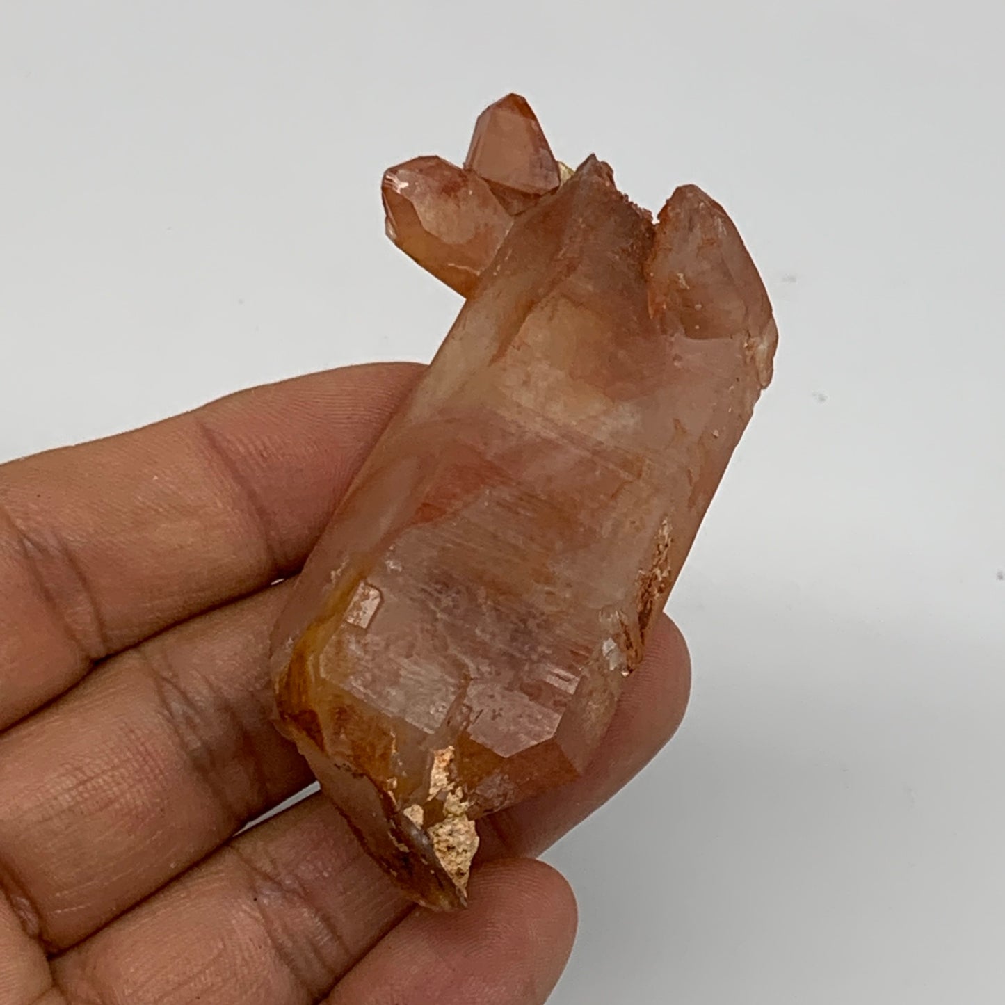 55.9g, 2.5"x1.2"x0.7", Natural Red Quartz Crystal Terminated @Morocco, B11507