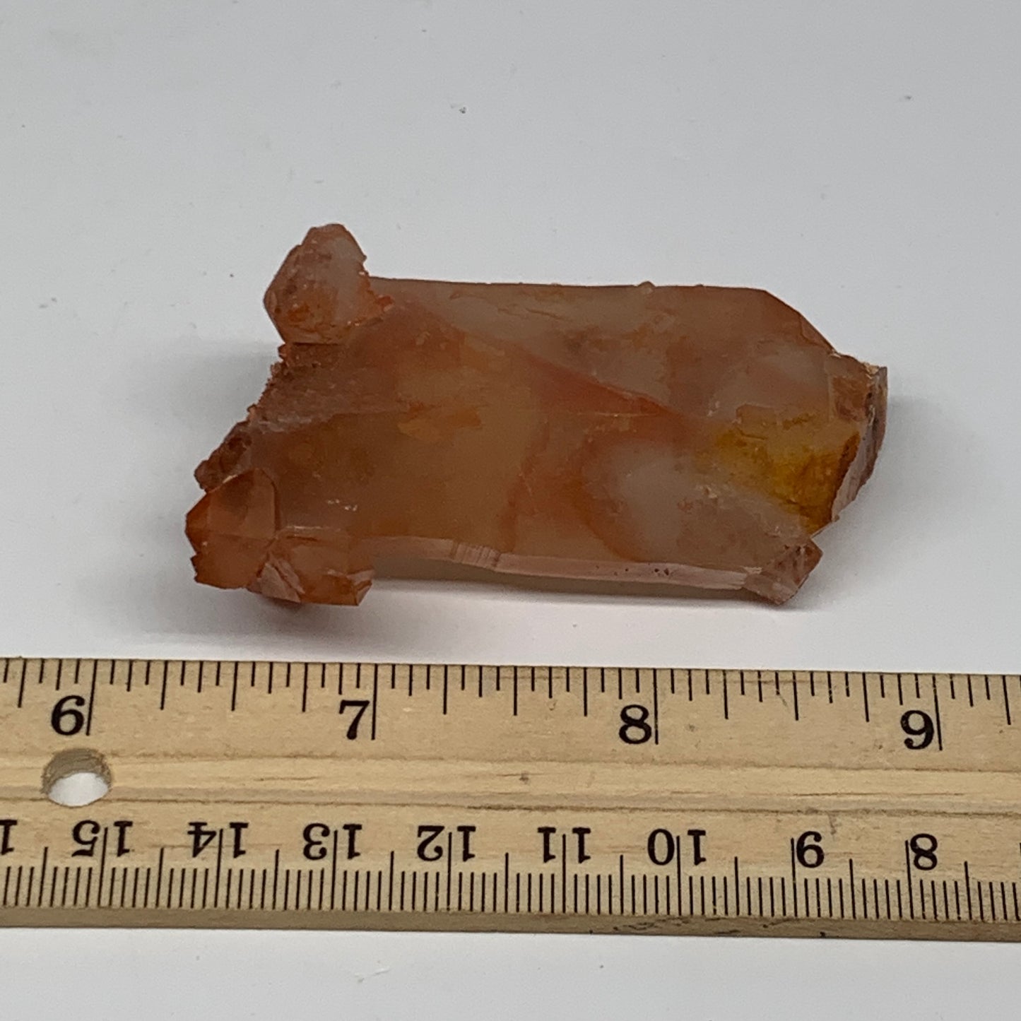 55.9g, 2.5"x1.2"x0.7", Natural Red Quartz Crystal Terminated @Morocco, B11507