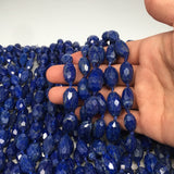 1 Strd,10mm-18mm,High-Grade Deep Blue Lapis Lazuli Facetted @Afghanistan,15-16" - watangem.com
