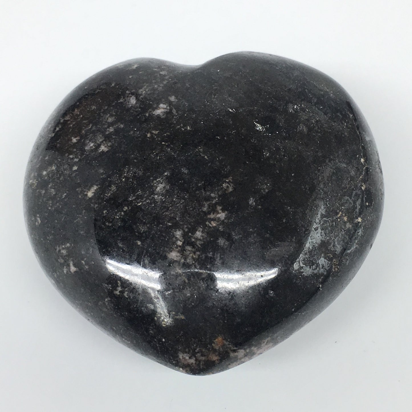 359.9g,3"x2.9"x1.6" Natural Rhodonite Heart Polished Healing Crystal,B401