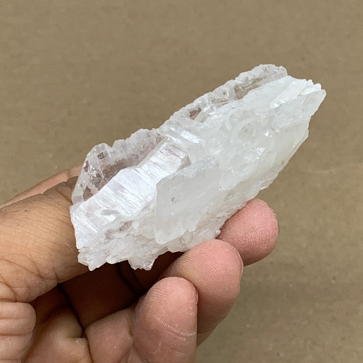 39.4g, 2.5"x1.2"x0.9", Faden Quartz Crystal Mineral,Specimen Terminated, B24900