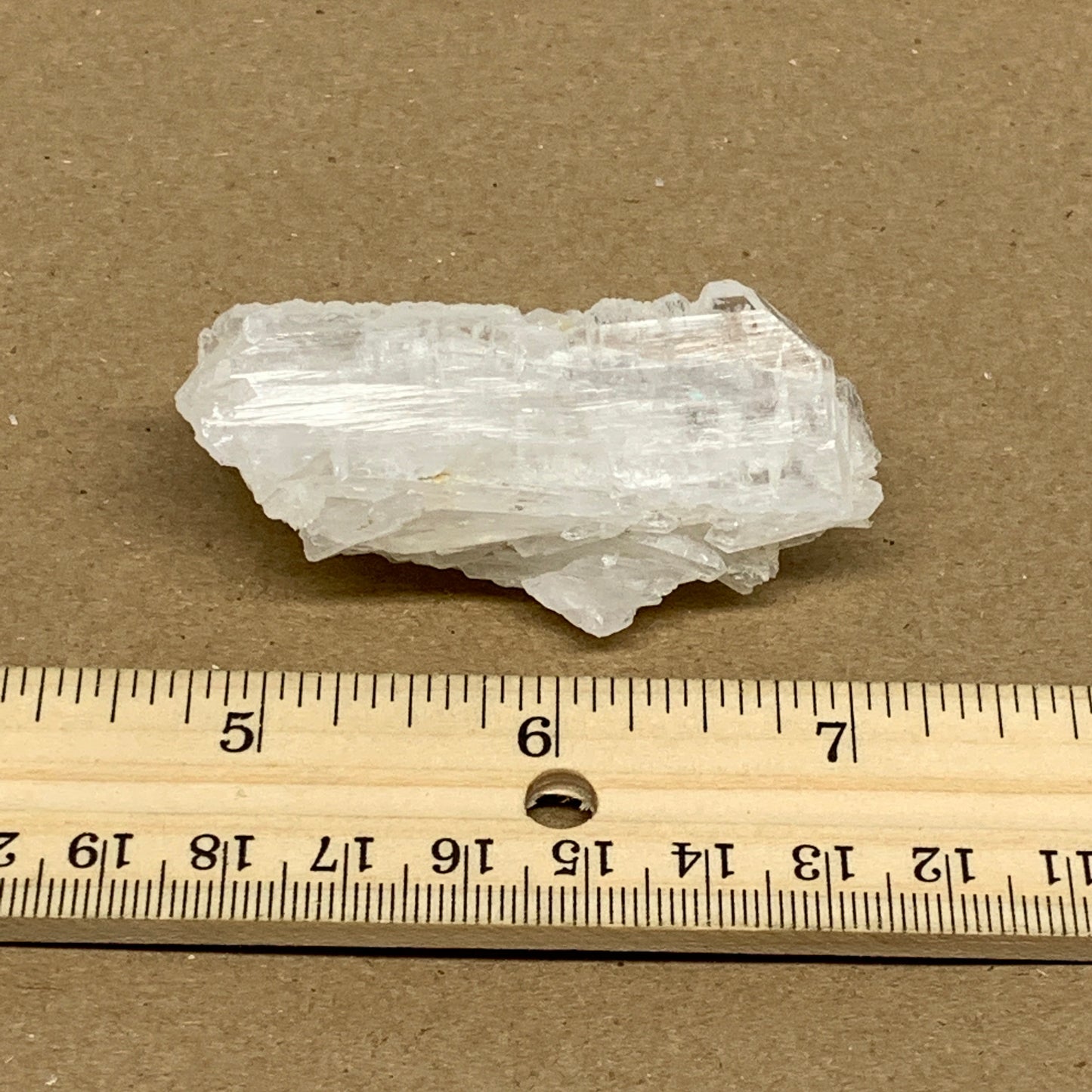 39.4g, 2.5"x1.2"x0.9", Faden Quartz Crystal Mineral,Specimen Terminated, B24900