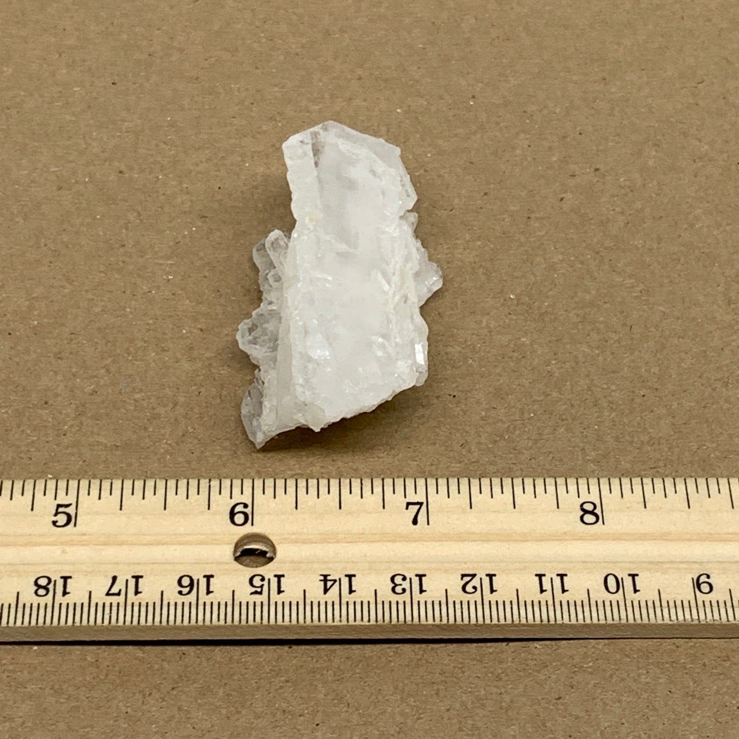 39.4g, 2.5"x1.2"x0.9", Faden Quartz Crystal Mineral,Specimen Terminated, B24900