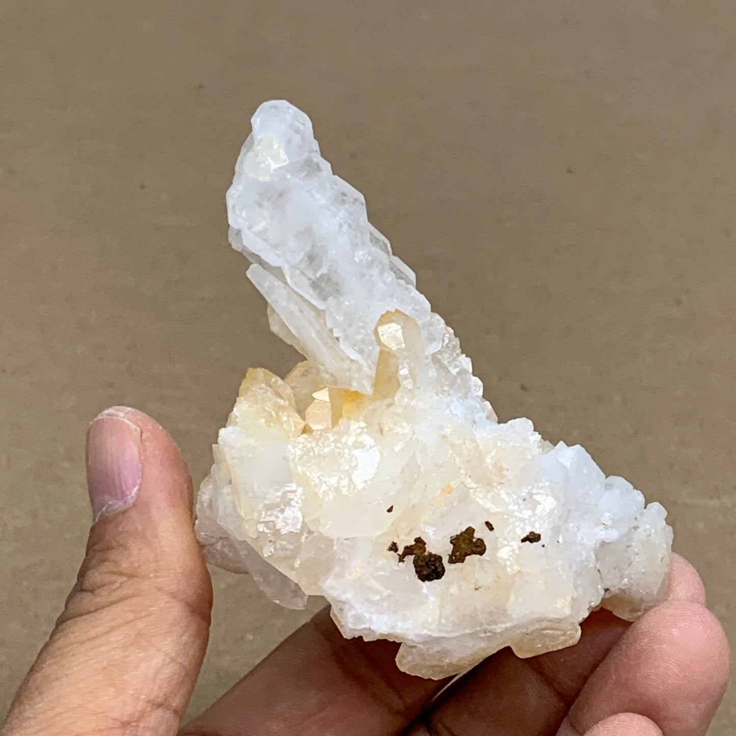 93.6g, 3.3"x1.9"x1.9", Faden Quartz Crystal Mineral,Specimen Terminated, B24901