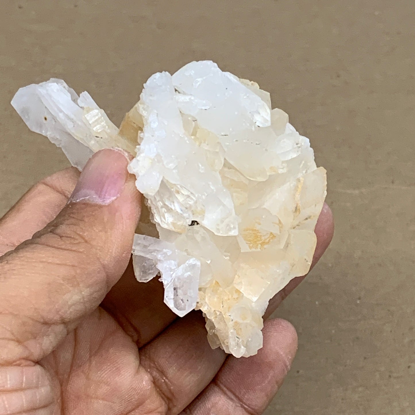 93.6g, 3.3"x1.9"x1.9", Faden Quartz Crystal Mineral,Specimen Terminated, B24901