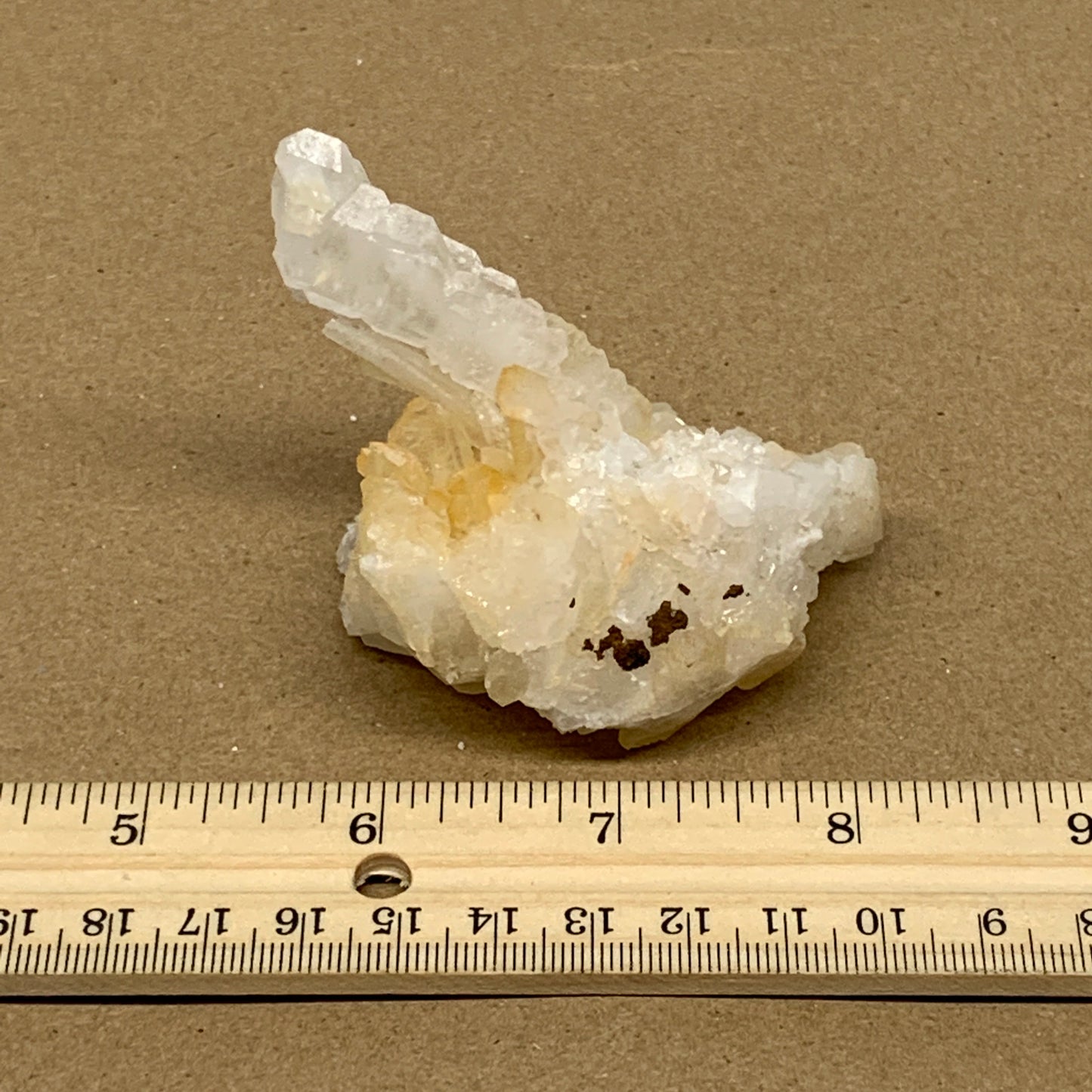 93.6g, 3.3"x1.9"x1.9", Faden Quartz Crystal Mineral,Specimen Terminated, B24901