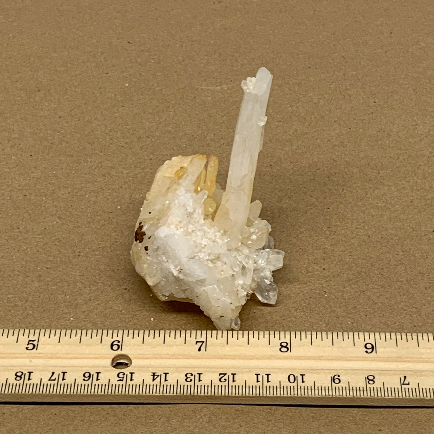 93.6g, 3.3"x1.9"x1.9", Faden Quartz Crystal Mineral,Specimen Terminated, B24901