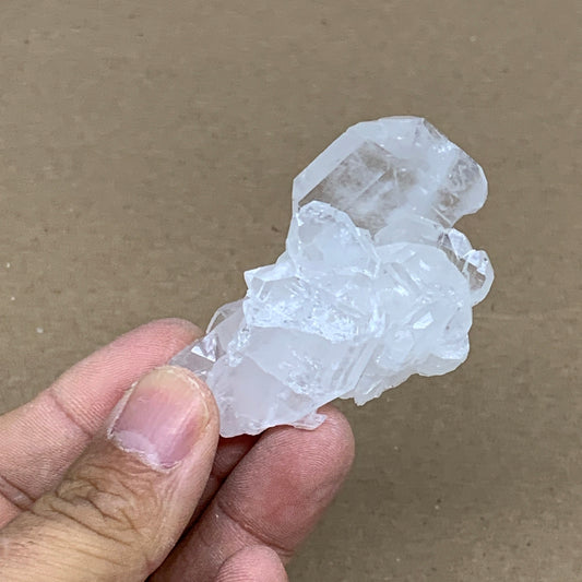 50g, 2.6"x1.4"x1.2", Faden Quartz Crystal Mineral,Specimen Terminated, B24906