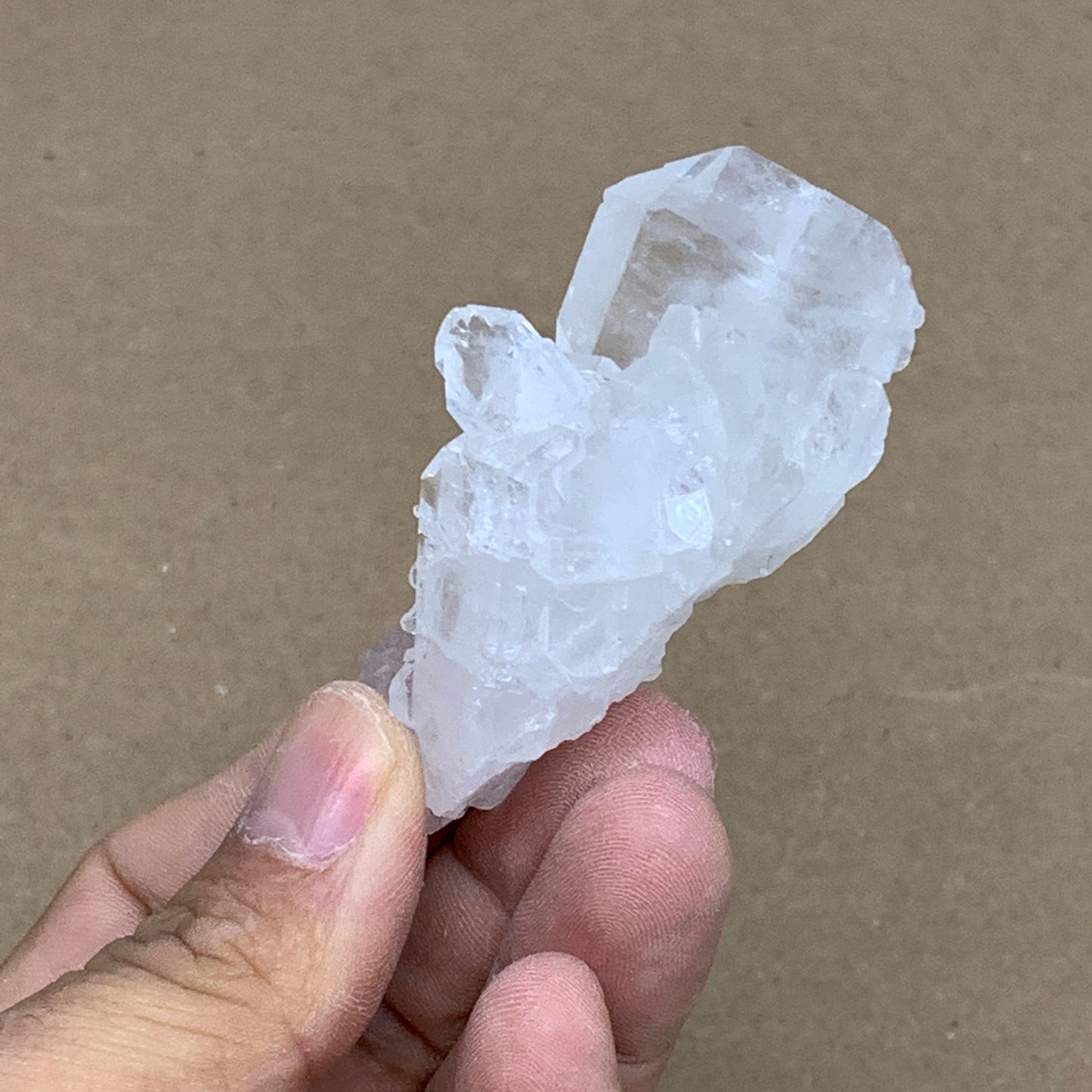 50g, 2.6"x1.4"x1.2", Faden Quartz Crystal Mineral,Specimen Terminated, B24906