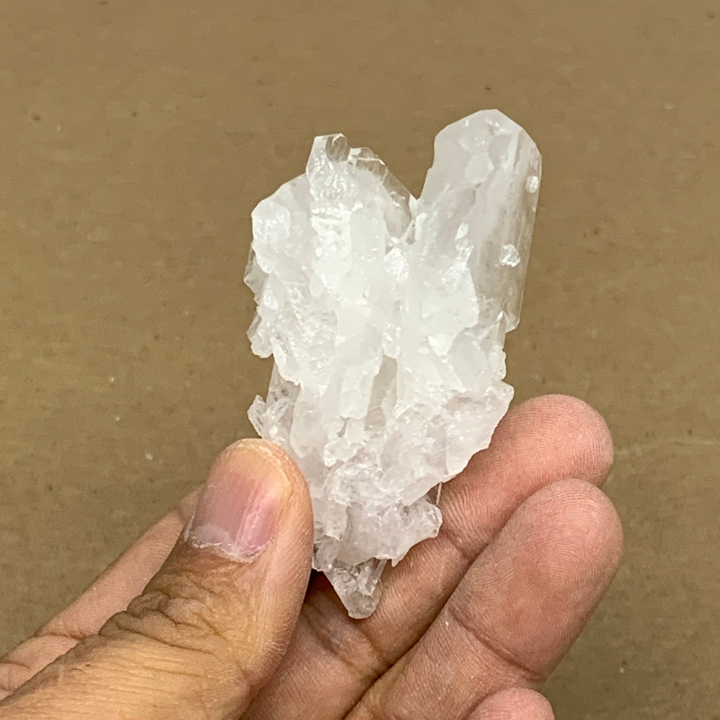 50g, 2.6"x1.4"x1.2", Faden Quartz Crystal Mineral,Specimen Terminated, B24906