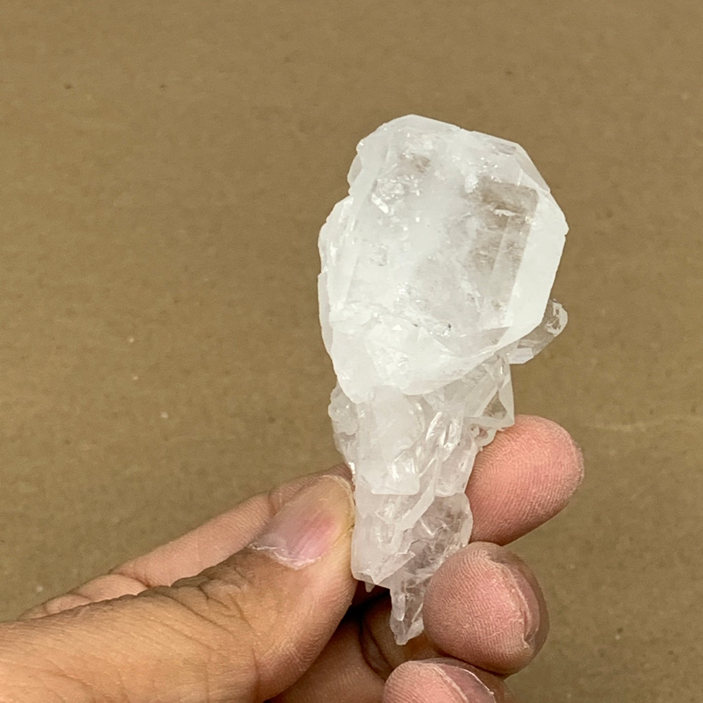 50g, 2.6"x1.4"x1.2", Faden Quartz Crystal Mineral,Specimen Terminated, B24906