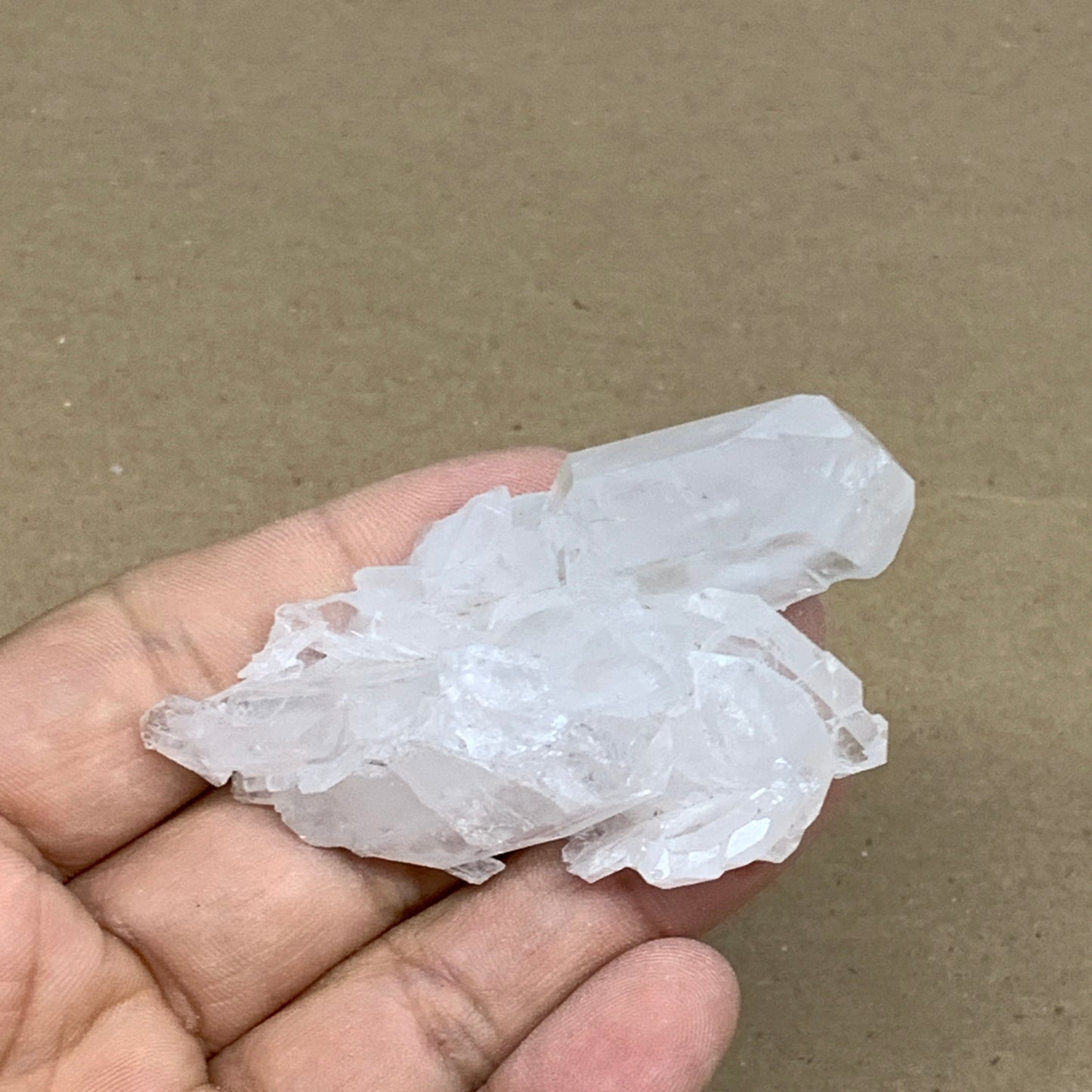 50g, 2.6"x1.4"x1.2", Faden Quartz Crystal Mineral,Specimen Terminated, B24906