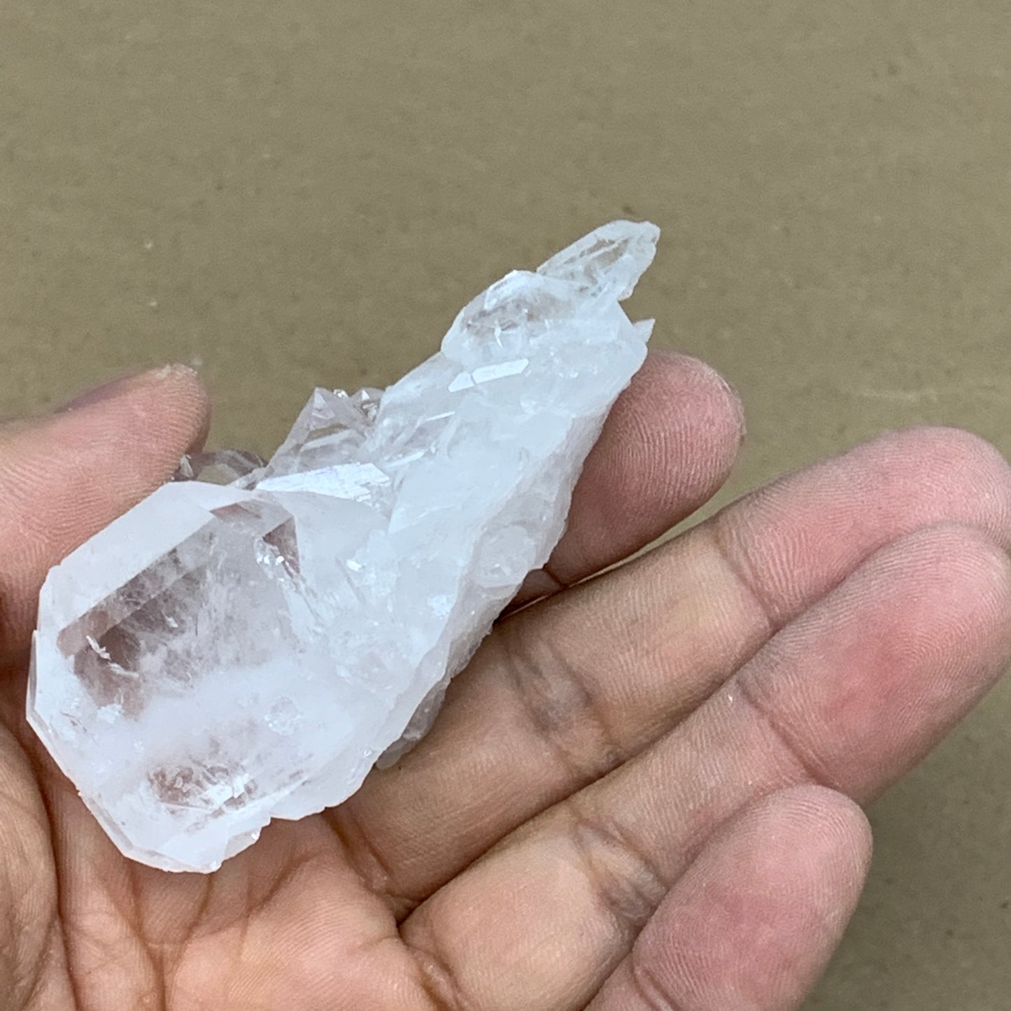 50g, 2.6"x1.4"x1.2", Faden Quartz Crystal Mineral,Specimen Terminated, B24906