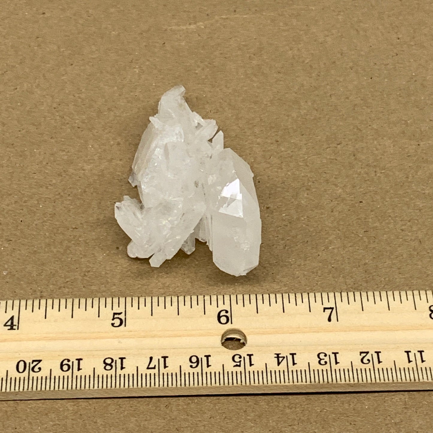 50g, 2.6"x1.4"x1.2", Faden Quartz Crystal Mineral,Specimen Terminated, B24906