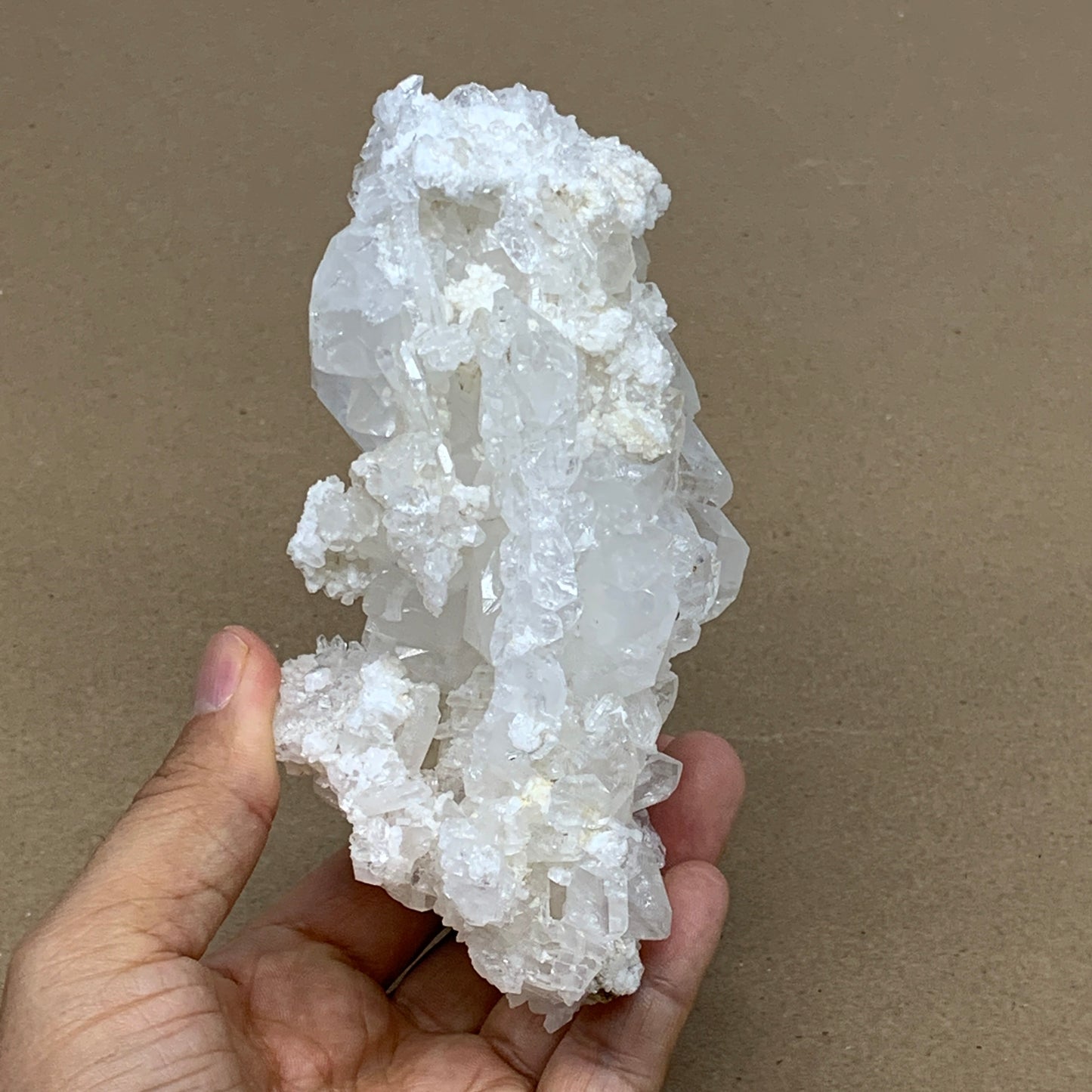 499g, 5.2"x3.8"x2.4", Faden Quartz Crystal Mineral,Specimen Terminated, B24910