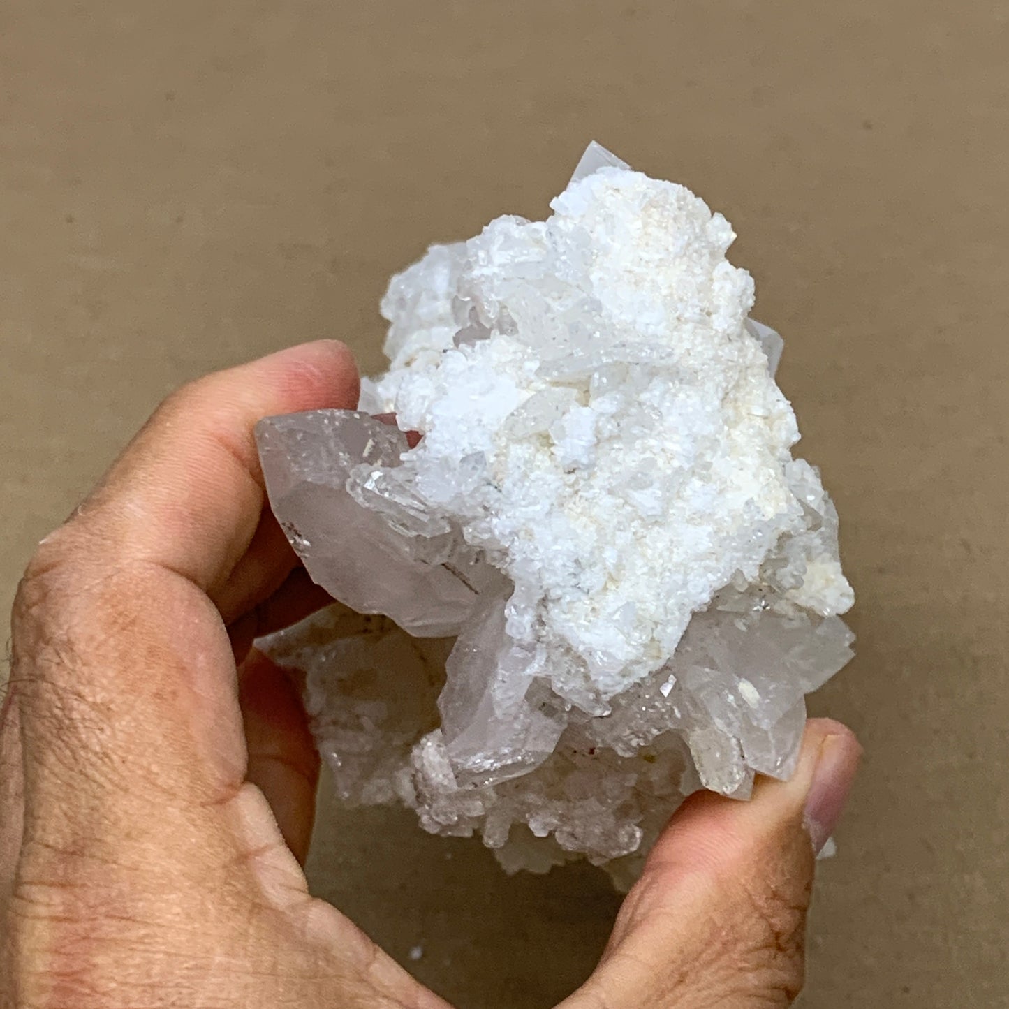 499g, 5.2"x3.8"x2.4", Faden Quartz Crystal Mineral,Specimen Terminated, B24910