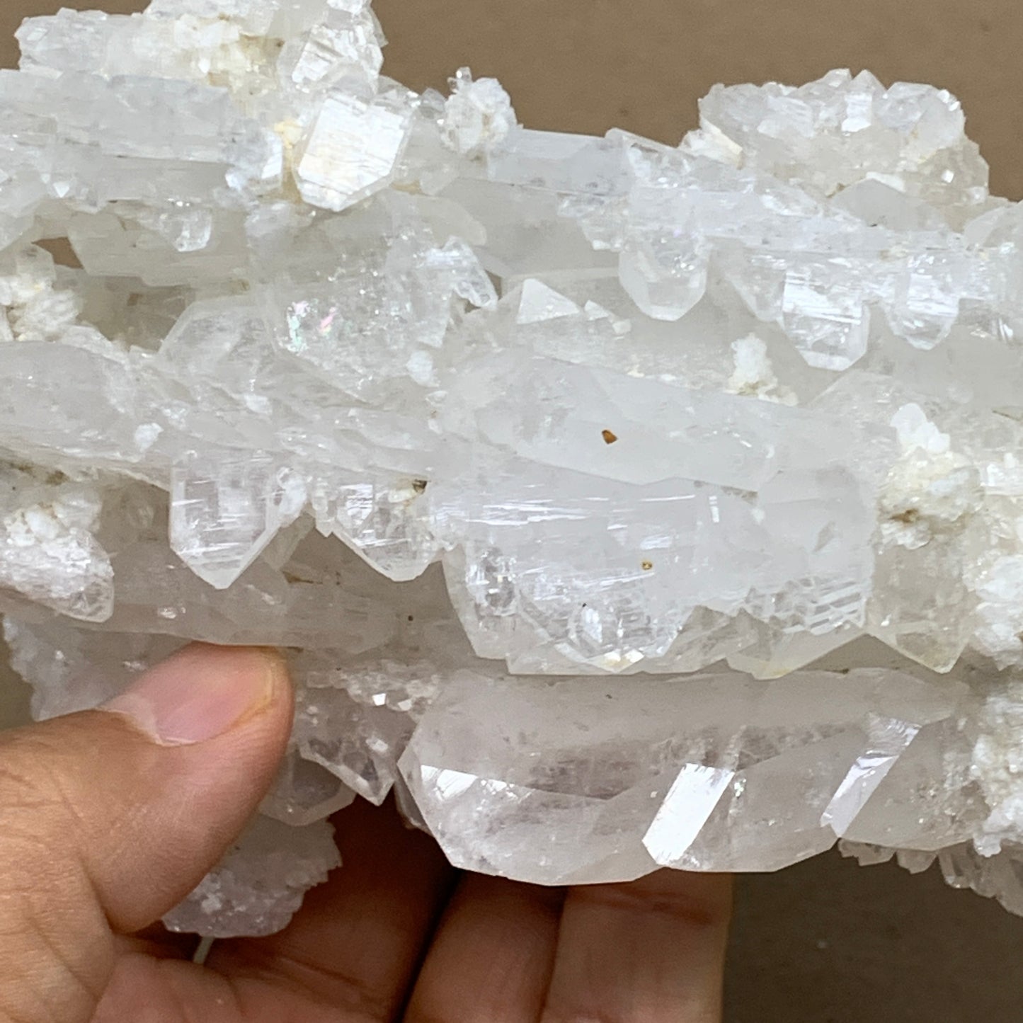 499g, 5.2"x3.8"x2.4", Faden Quartz Crystal Mineral,Specimen Terminated, B24910