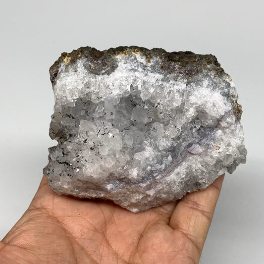 376.1g, 3.5"x2.2"x2.7", Rare Manganese Cluster With Quartz Mineral Specimen,B106