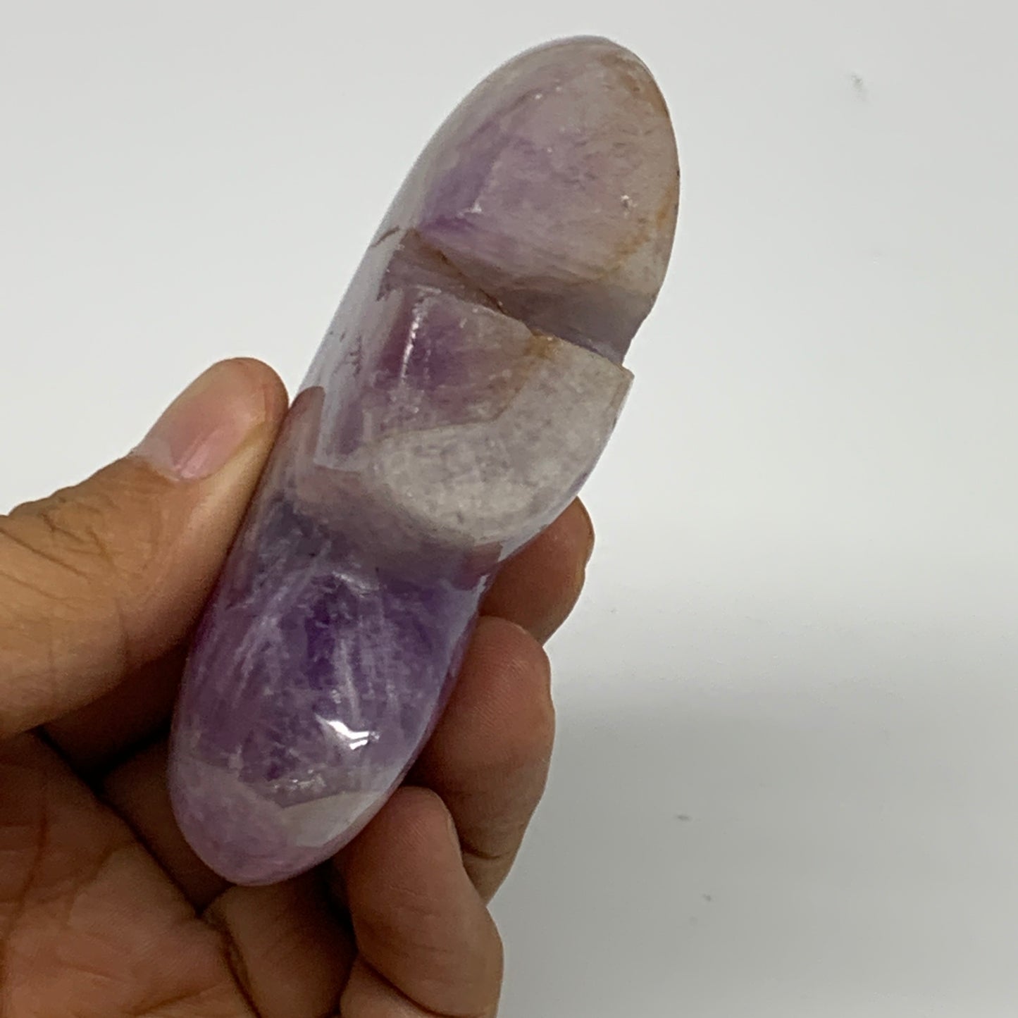 151.6g, 3.3"x2.2"x0.9" Natural Amethyst Buffalo Polished @Madagascar, B22824