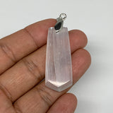 1pc, 4-9g, 1.6" Selenite Pendant Point Drop Shape Polished from Morocco