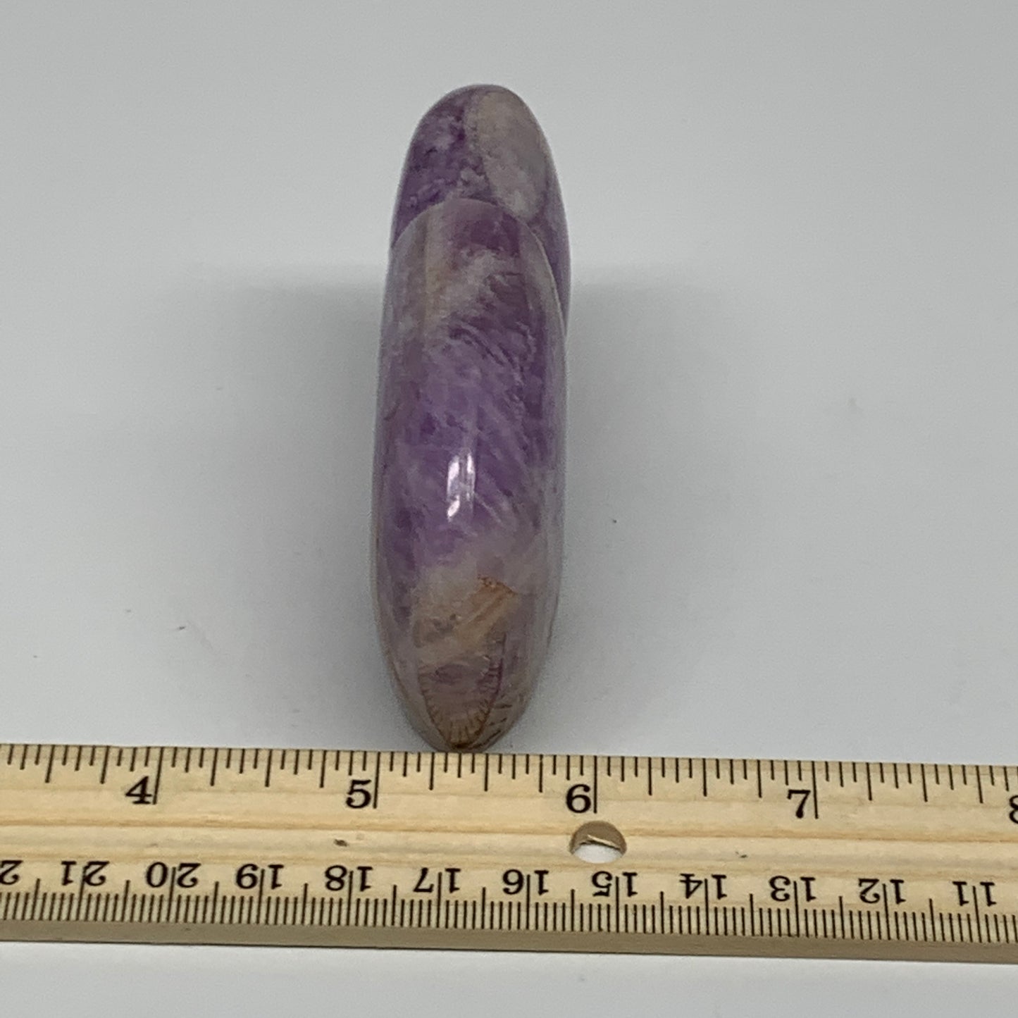 151.6g, 3.3"x2.2"x0.9" Natural Amethyst Buffalo Polished @Madagascar, B22824