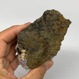 376.1g, 3.5"x2.2"x2.7", Rare Manganese Cluster With Quartz Mineral Specimen,B106