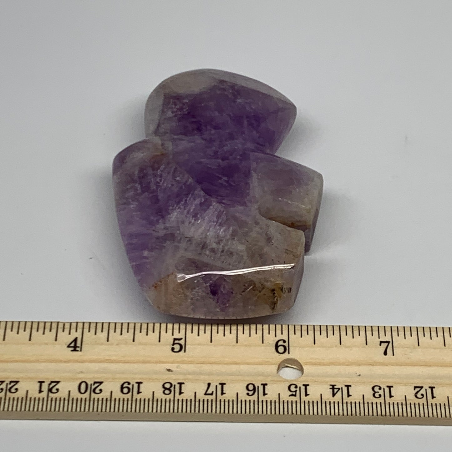 151.6g, 3.3"x2.2"x0.9" Natural Amethyst Buffalo Polished @Madagascar, B22824