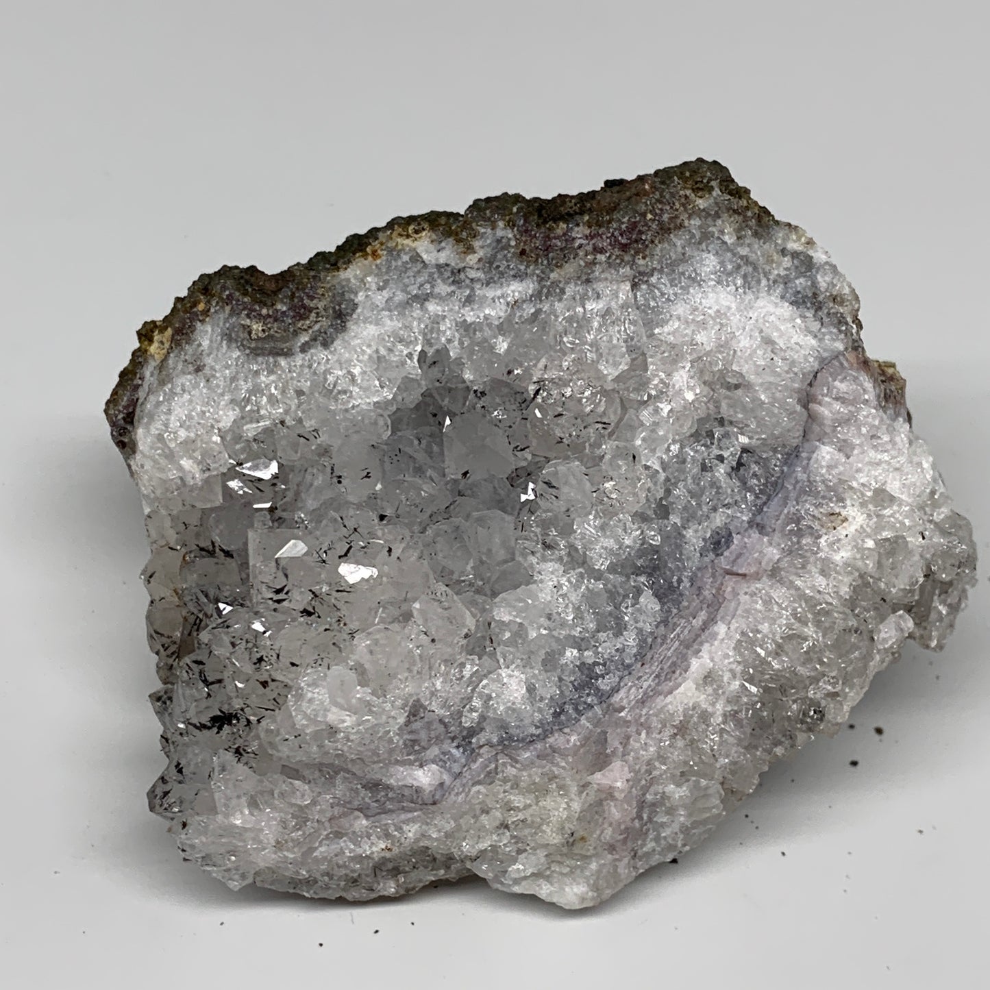 376.1g, 3.5"x2.2"x2.7", Rare Manganese Cluster With Quartz Mineral Specimen,B106