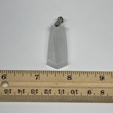 1pc, 4-9g, 1.6" Selenite Pendant Point Drop Shape Polished from Morocco