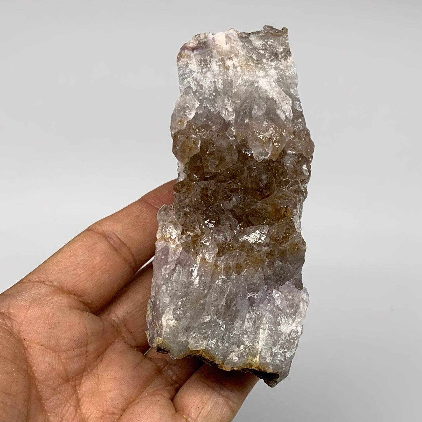 285.1g, 4.1"x1.6"x1.9", Rare Manganese Cluster With Quartz Mineral Specimen,B106