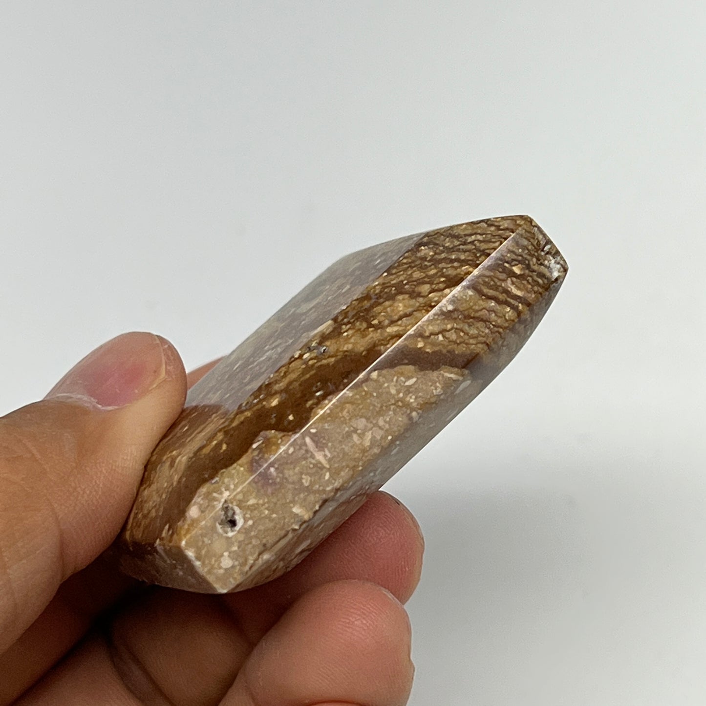 76.9g, 2"x1.7"x0.7" Picture Jasper Rectangular Gemstone Home Decor, B20202