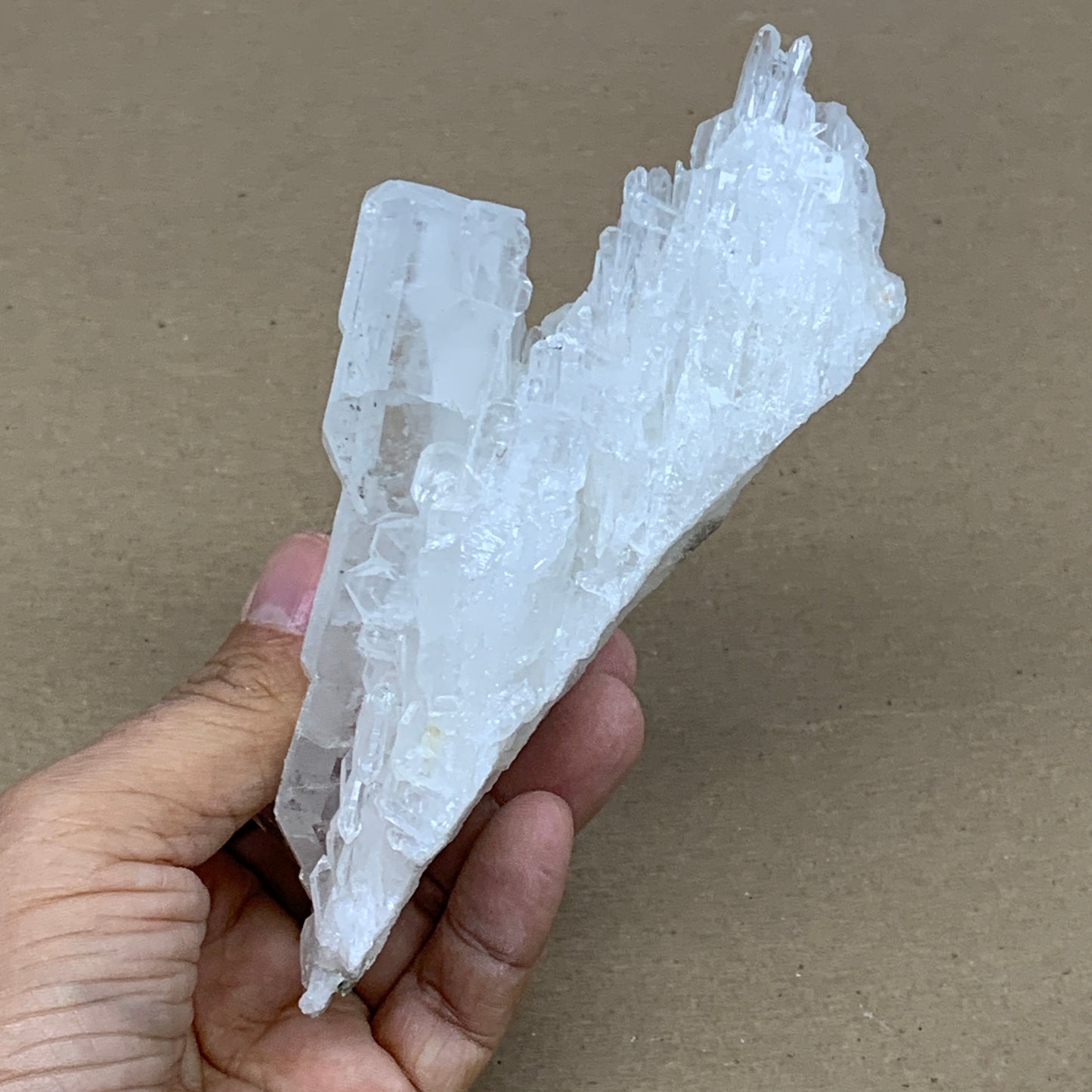297.4g, 5.6"x2.2"x2.5", Faden Quartz Crystal Mineral,Specimen Terminated, B24917