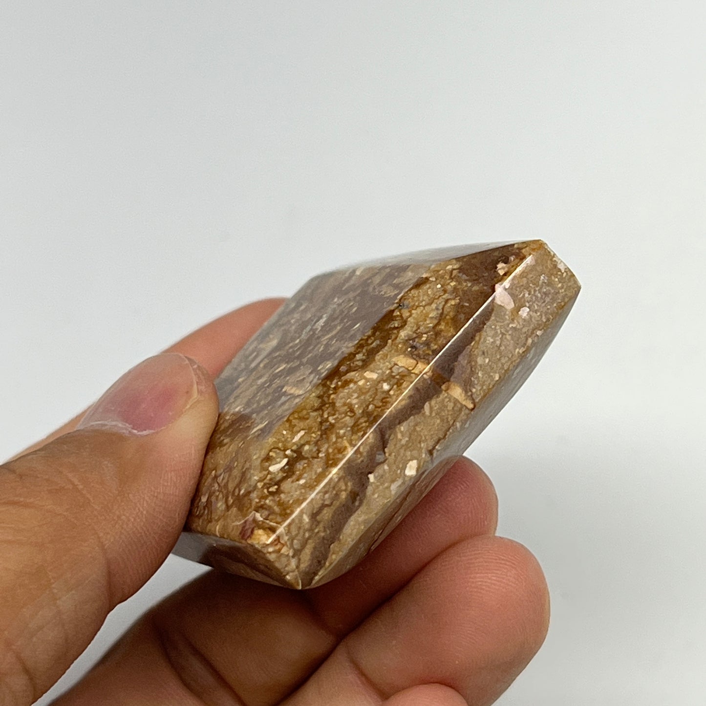 76.9g, 2"x1.7"x0.7" Picture Jasper Rectangular Gemstone Home Decor, B20202