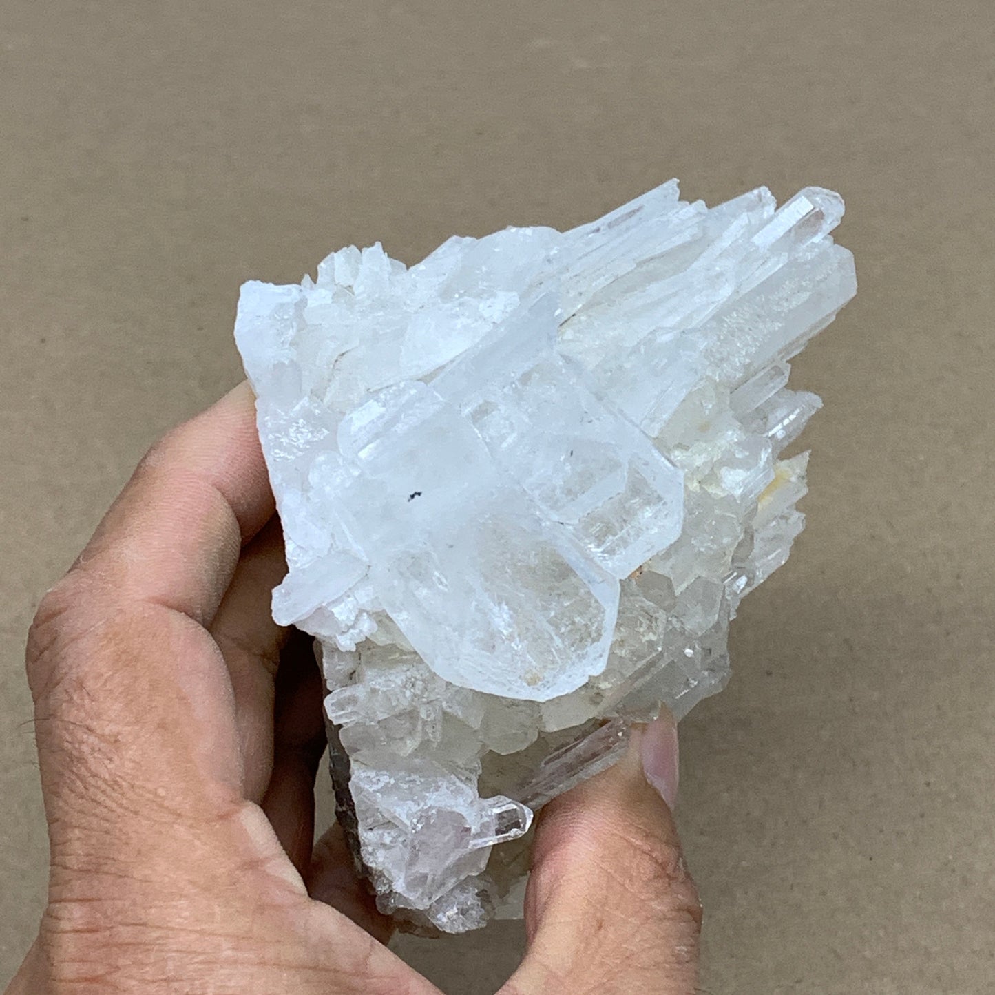 423.9g, 4"x3.6"x2", Faden Quartz Crystal Mineral,Specimen Terminated, B24918