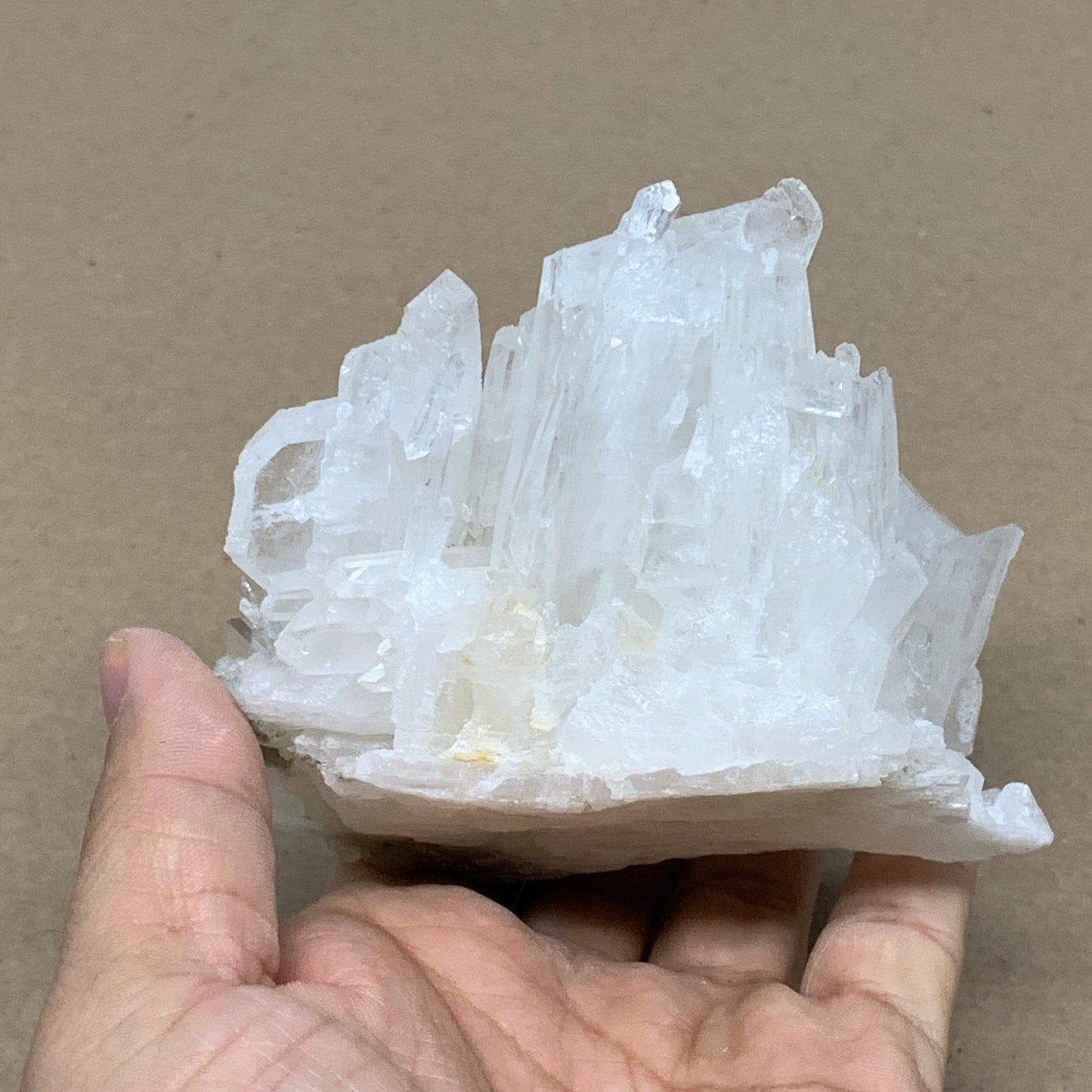 423.9g, 4"x3.6"x2", Faden Quartz Crystal Mineral,Specimen Terminated, B24918