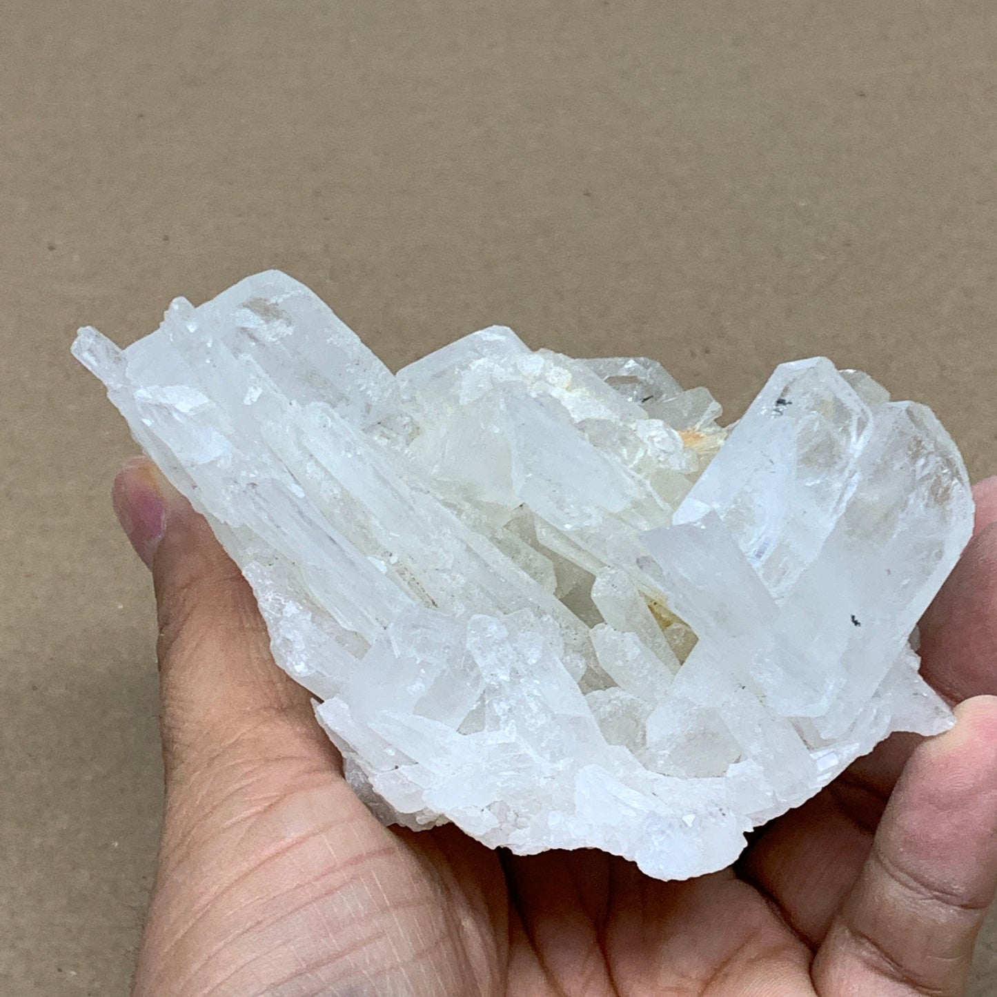 423.9g, 4"x3.6"x2", Faden Quartz Crystal Mineral,Specimen Terminated, B24918