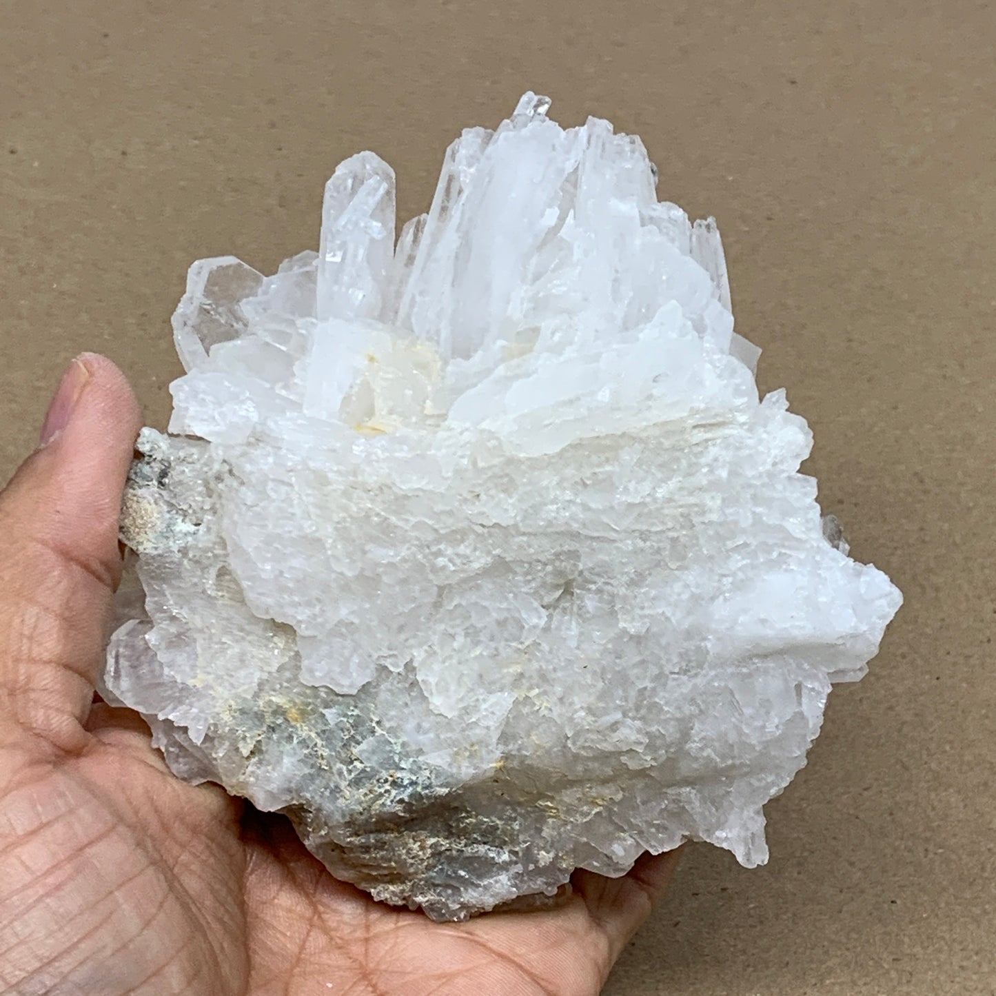 423.9g, 4"x3.6"x2", Faden Quartz Crystal Mineral,Specimen Terminated, B24918