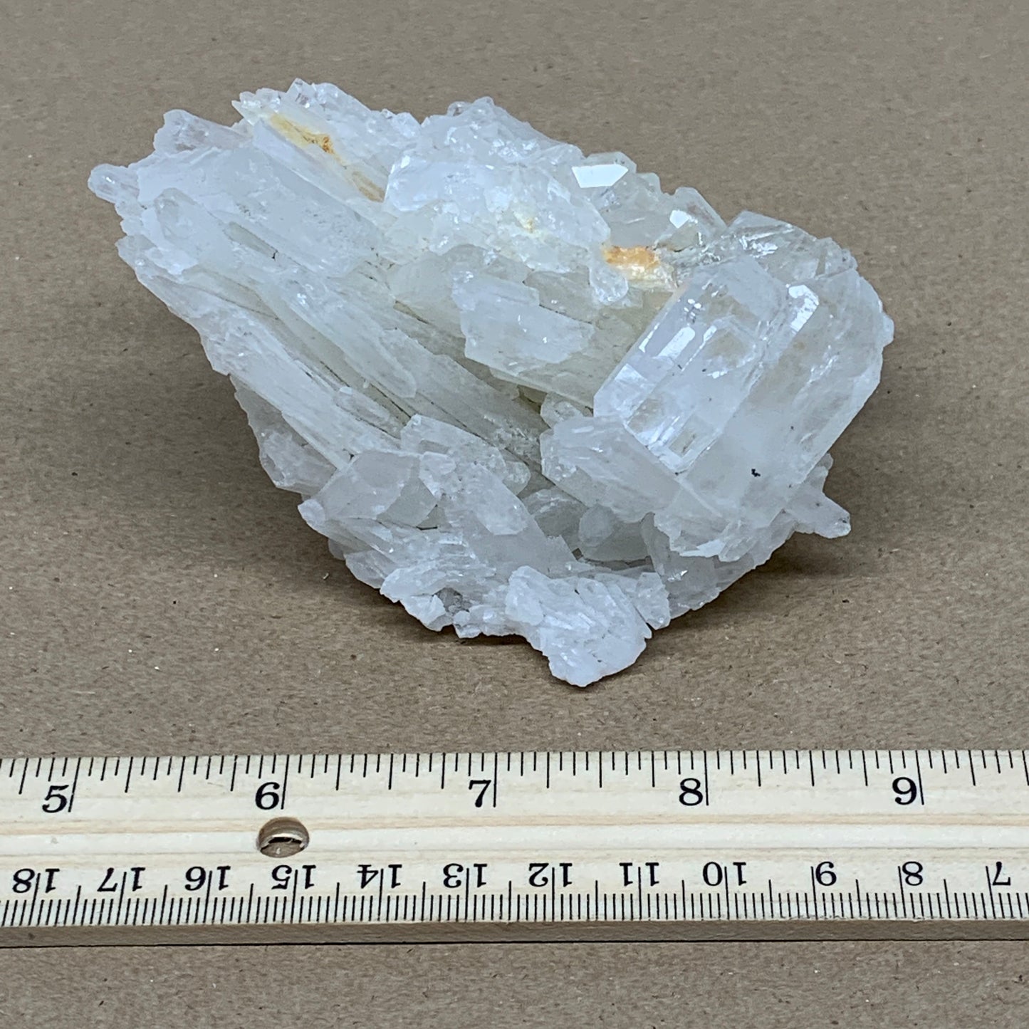423.9g, 4"x3.6"x2", Faden Quartz Crystal Mineral,Specimen Terminated, B24918