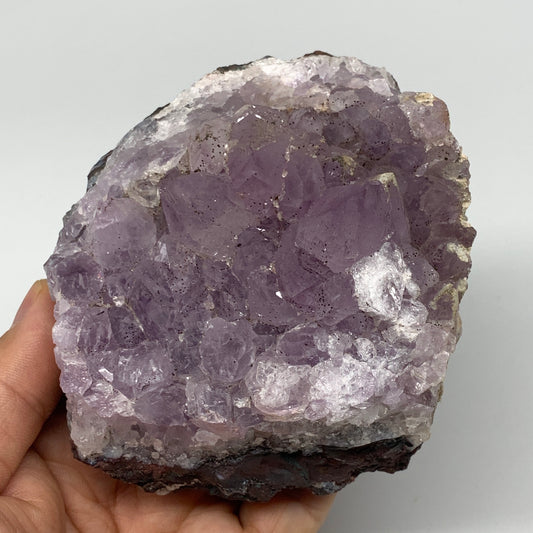 698g, 3.6"x3.7"x2.6", Natural Amethyst Cluster Mineral Specimen @Morocco,B10694
