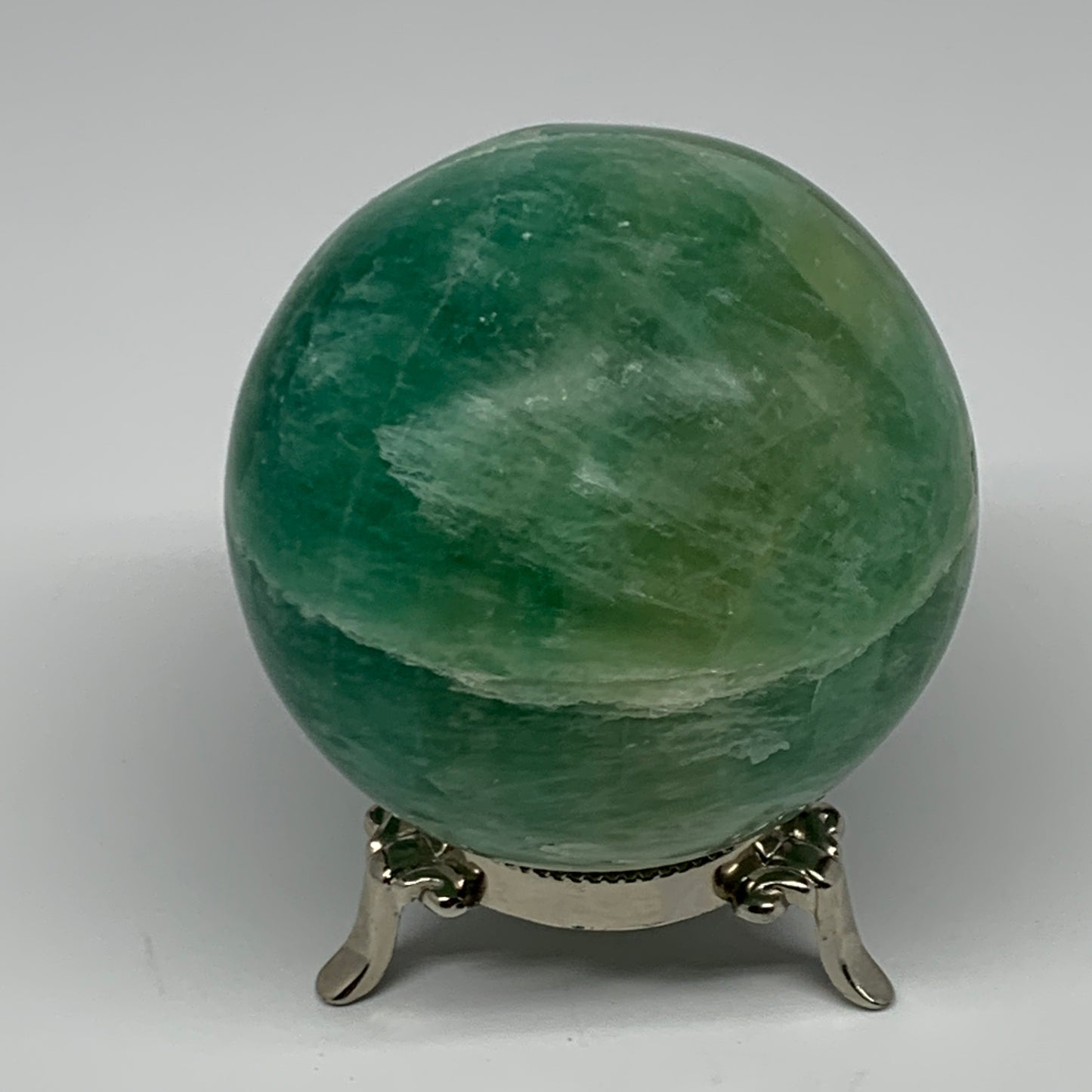 860g, 3.2" Natural Fluorite Sphere Ball Gemstone Crystal @Madagascar, B17233