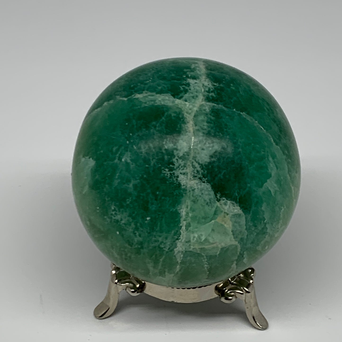 860g, 3.2" Natural Fluorite Sphere Ball Gemstone Crystal @Madagascar, B17233