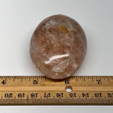 121.7g,2.6"x1.9"x1.1", Red Hematoid Quartz Palm-Stone Crystal Polished, B21121