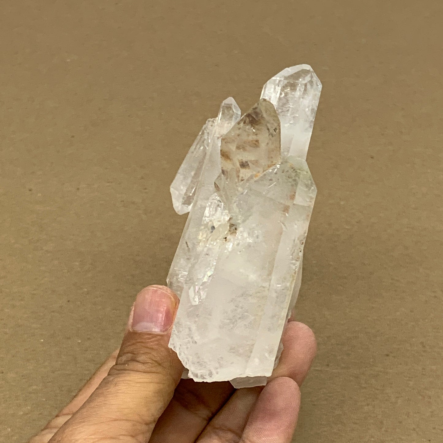 272.2g, 4.3"x3.6"x1.6", Faden Quartz Crystal Mineral,Specimen Terminated, B24920