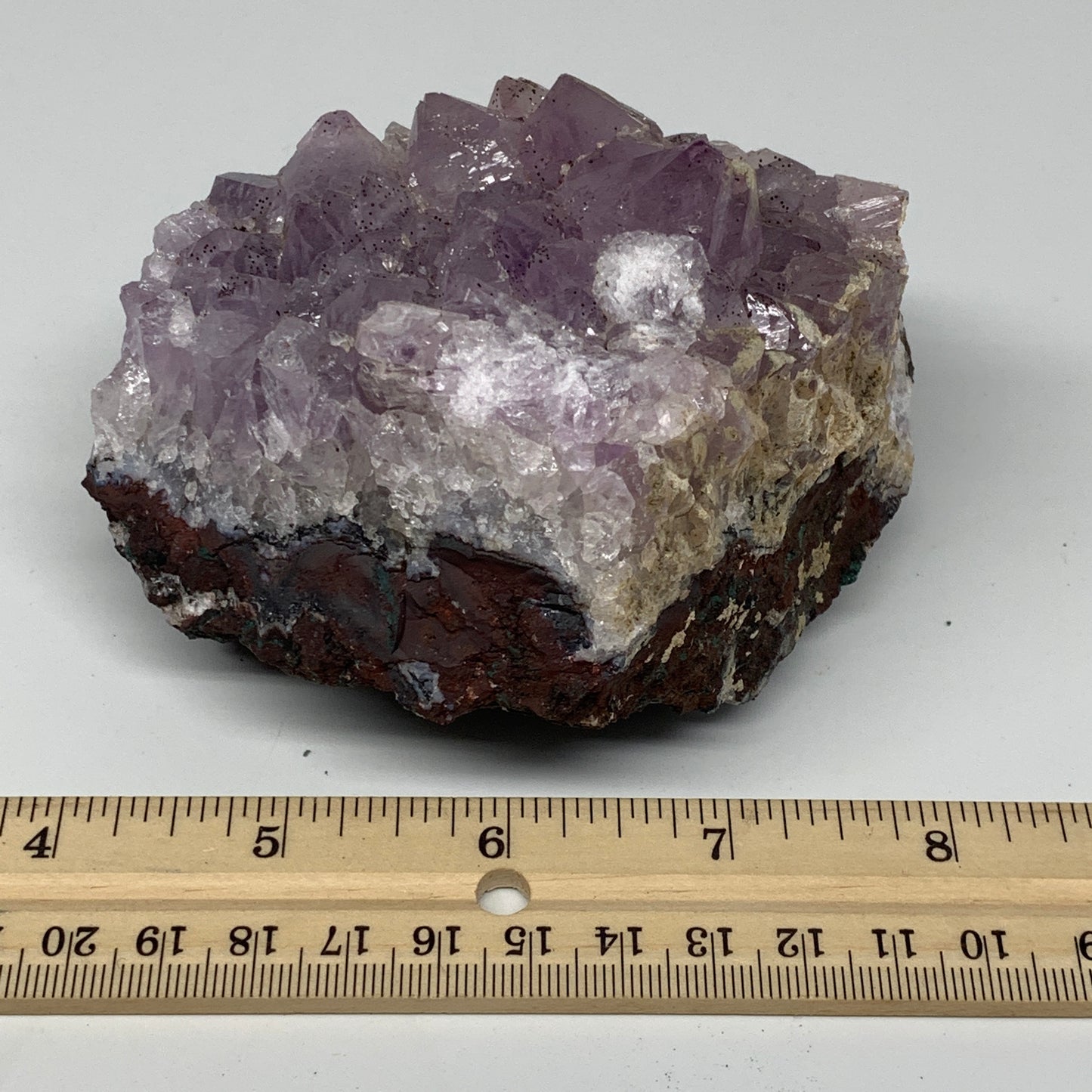 698g, 3.6"x3.7"x2.6", Natural Amethyst Cluster Mineral Specimen @Morocco,B10694