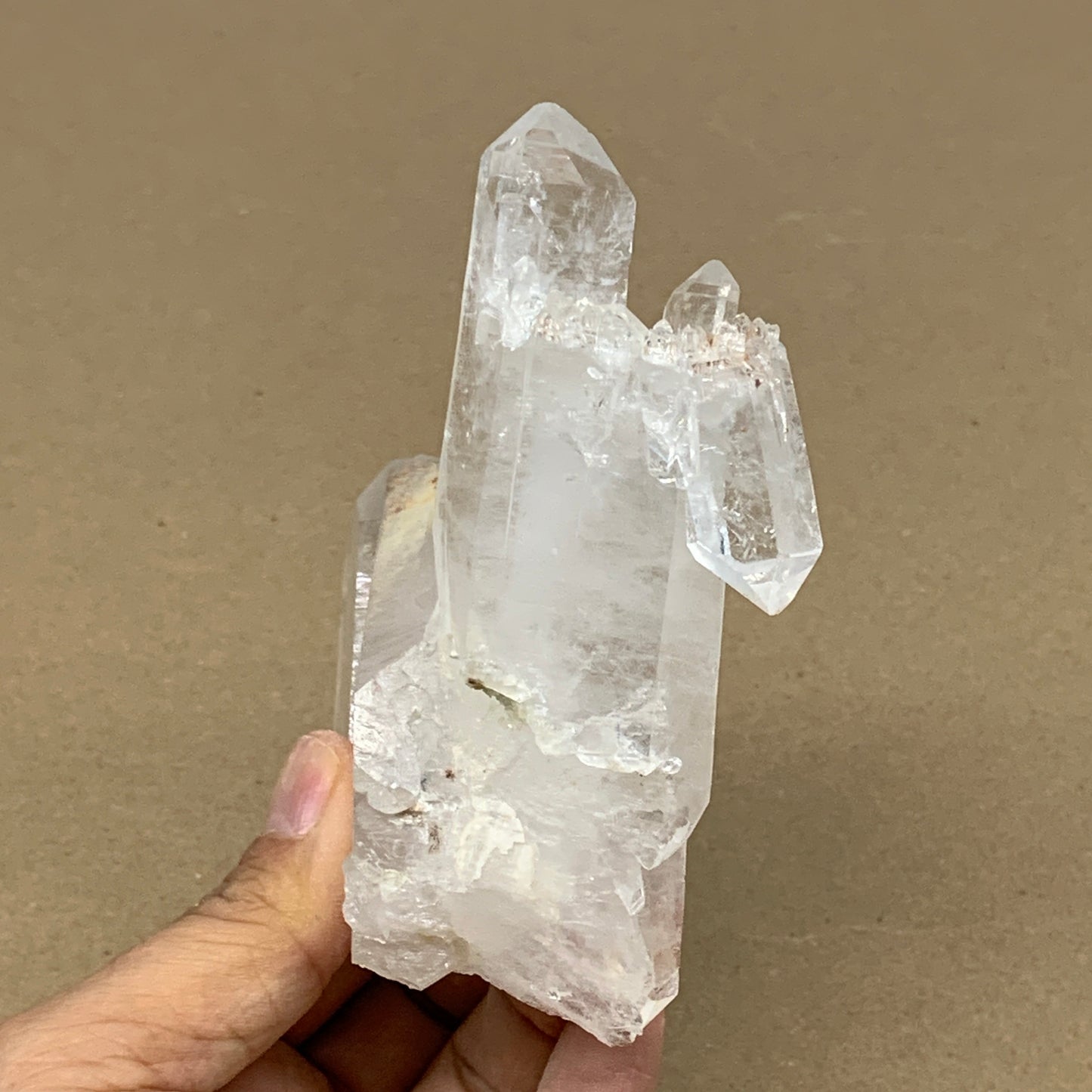 272.2g, 4.3"x3.6"x1.6", Faden Quartz Crystal Mineral,Specimen Terminated, B24920