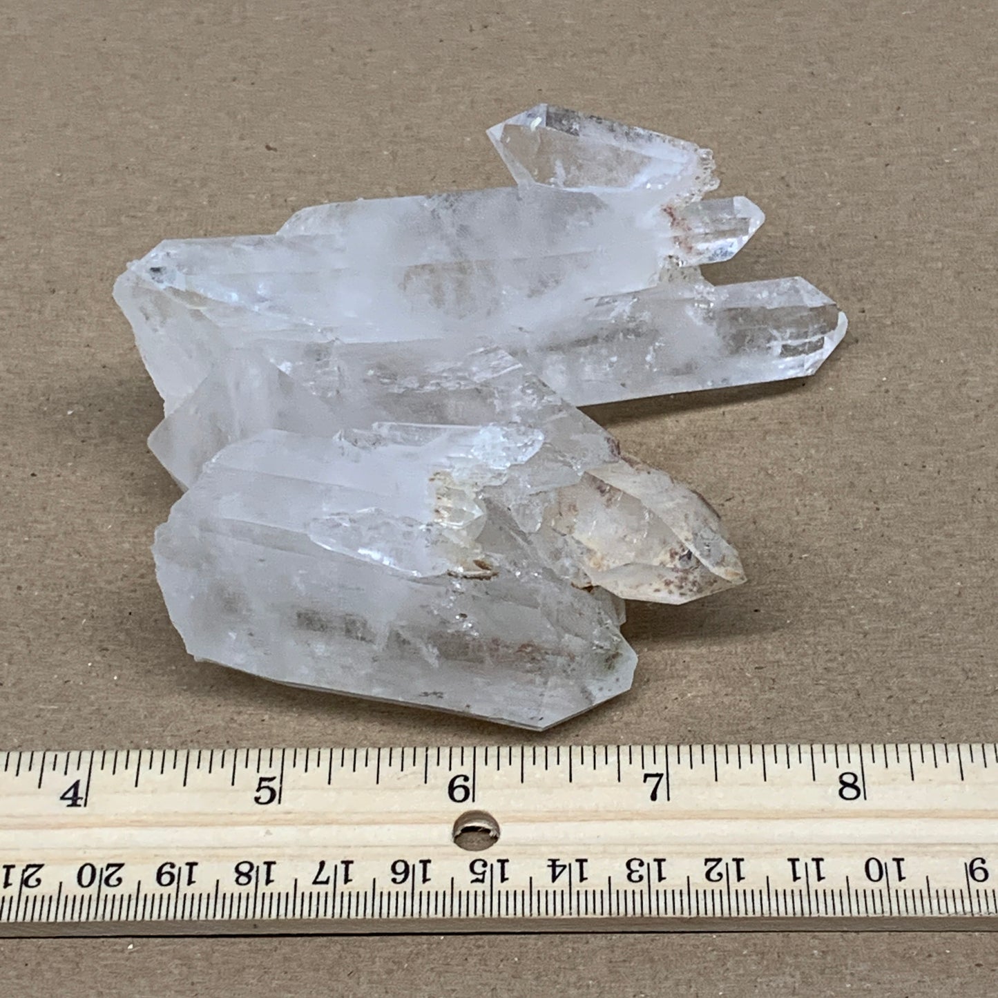 272.2g, 4.3"x3.6"x1.6", Faden Quartz Crystal Mineral,Specimen Terminated, B24920