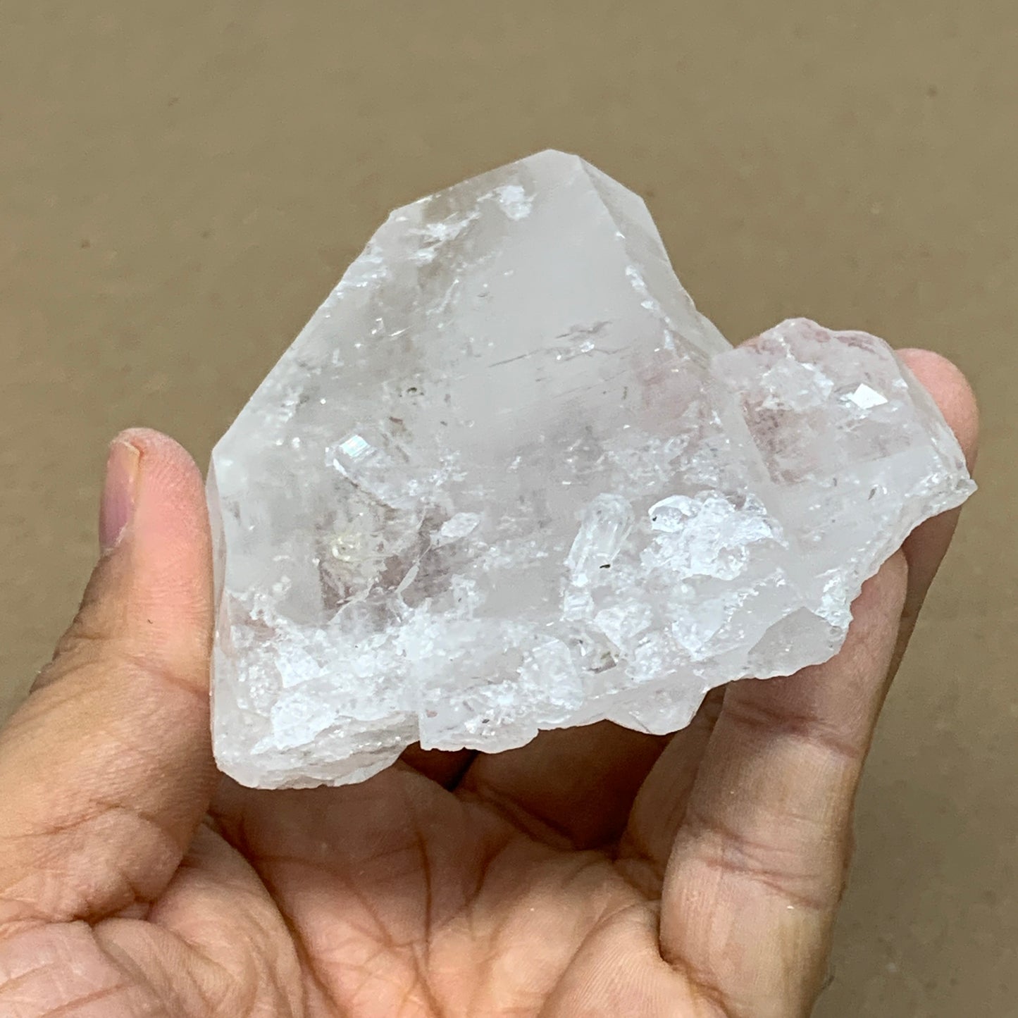 202.5g, 3.6"x2.9"x1.1", Faden Quartz Crystal Mineral,Specimen Terminated, B24921