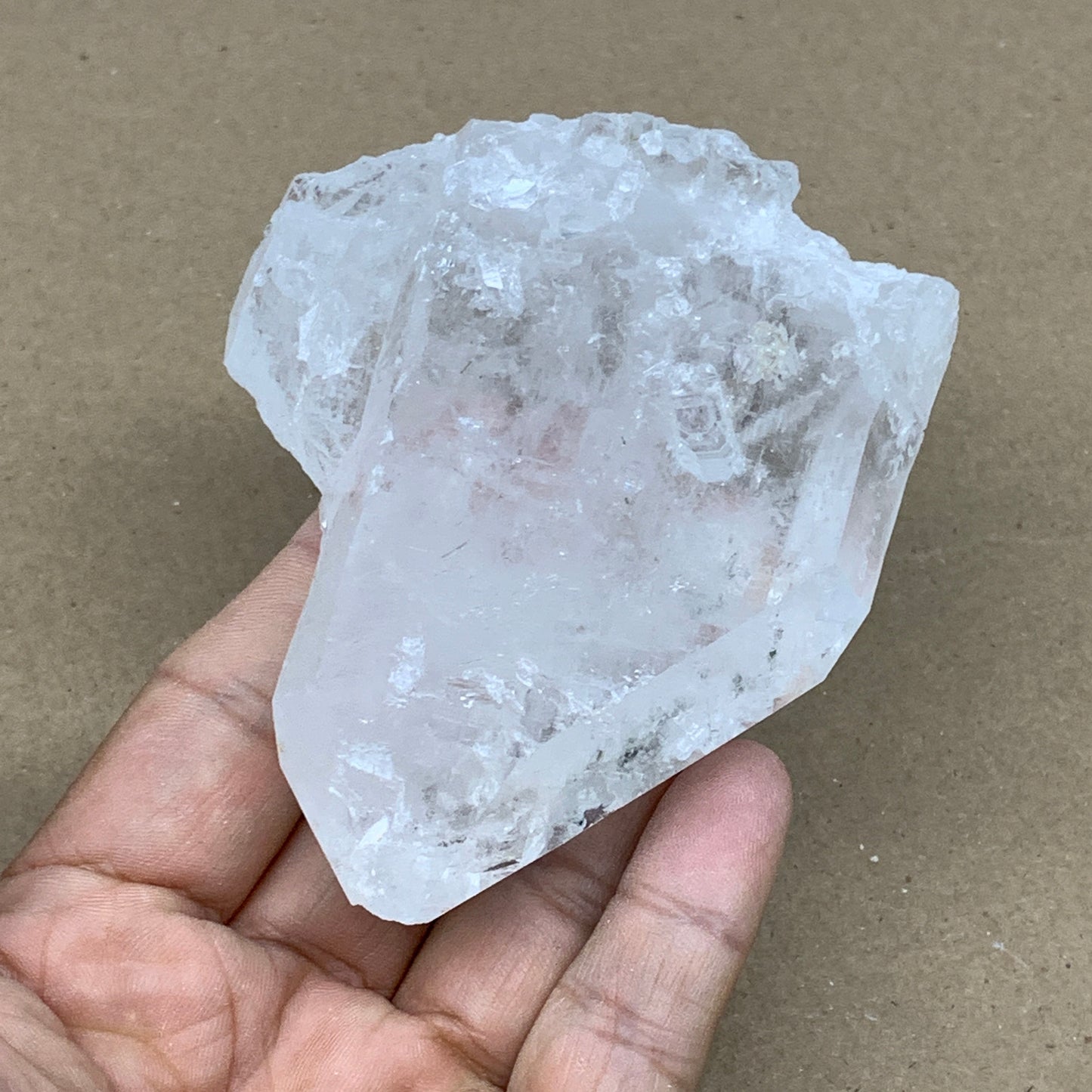 202.5g, 3.6"x2.9"x1.1", Faden Quartz Crystal Mineral,Specimen Terminated, B24921